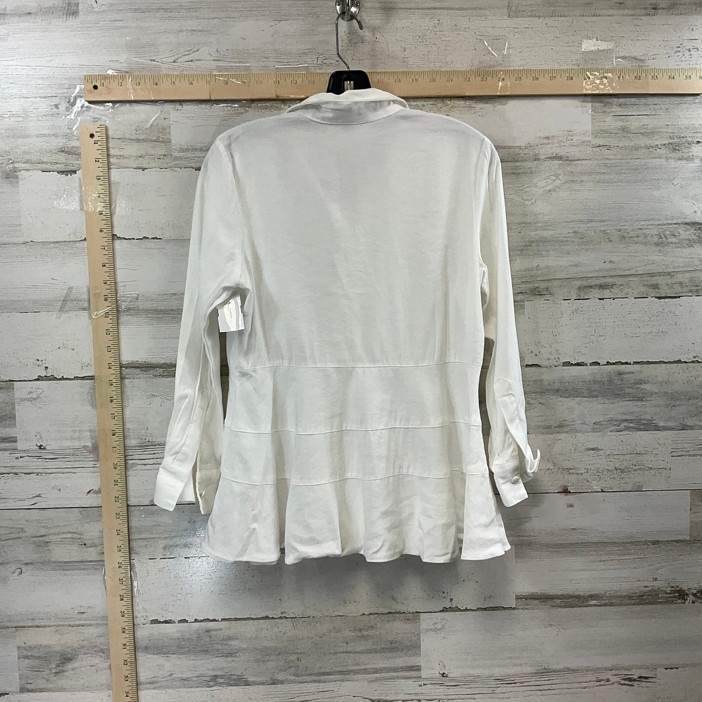 White Blouse Long Sleeve Tuckernuck, Size Xs