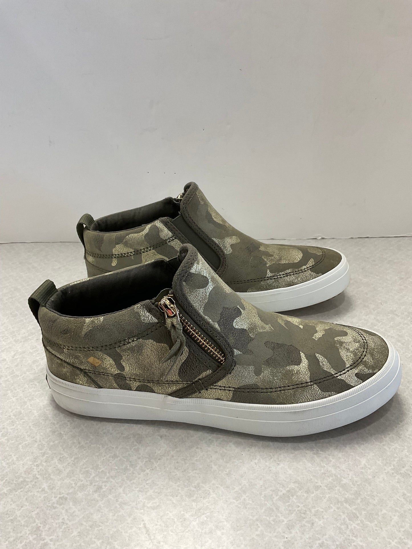 Camouflage Print Shoes Sneakers Sperry, Size 8