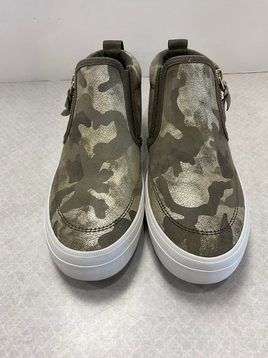 Camouflage Print Shoes Sneakers Sperry, Size 8