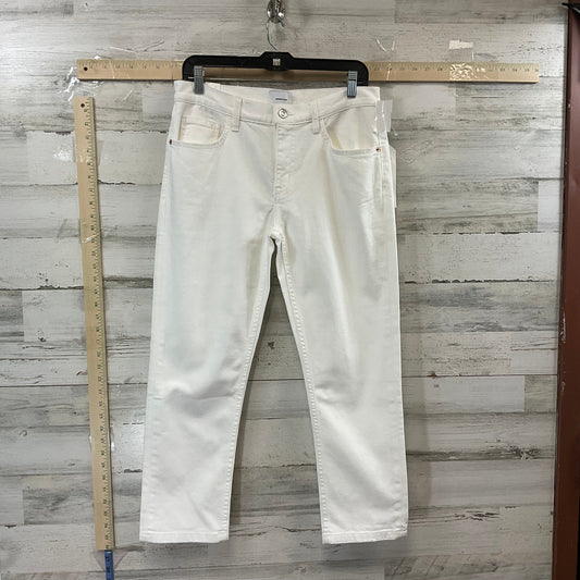 White Jeans Straight Current/elliott, Size 6