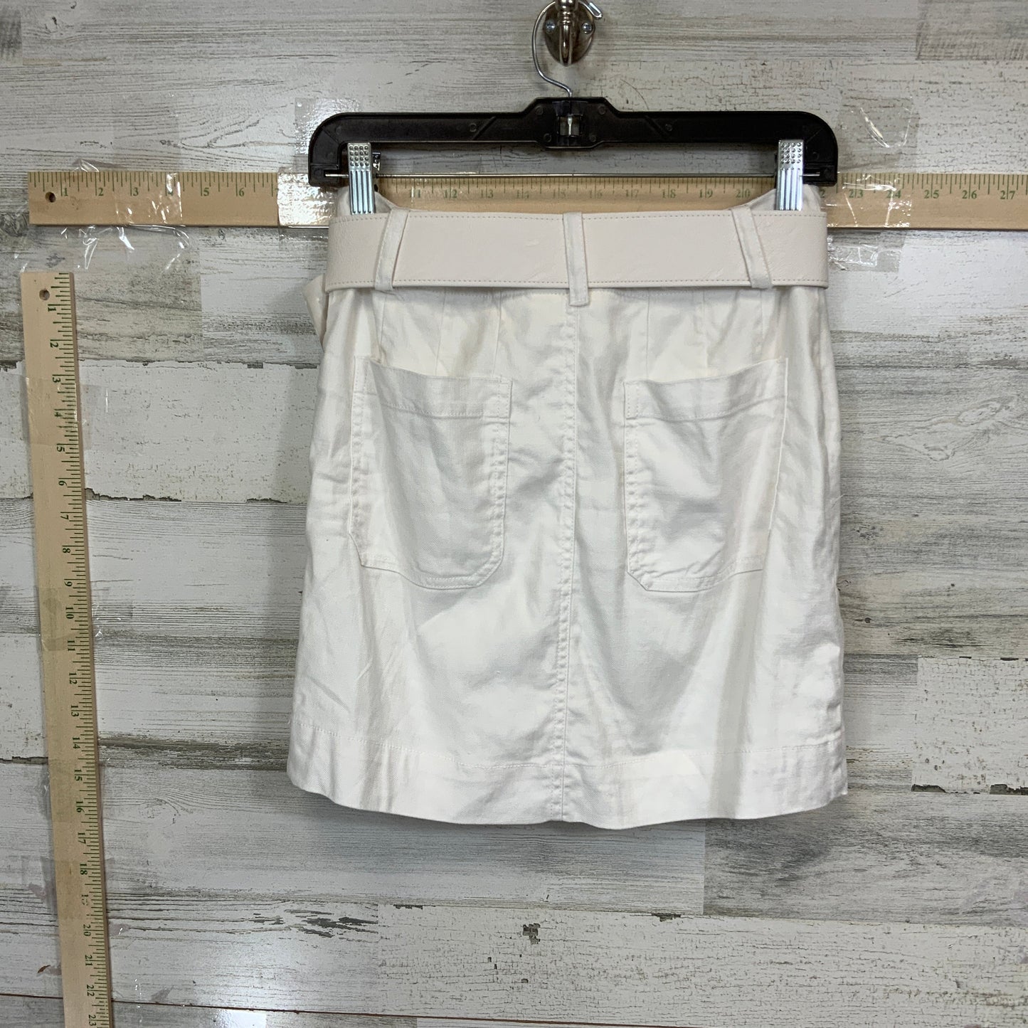 White Skirt Mini & Short Maeve, Size Xs