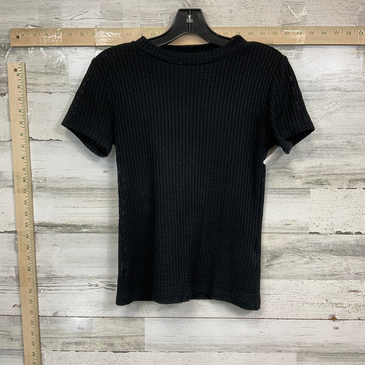 Black Top Short Sleeve Pilcro, Size Xs