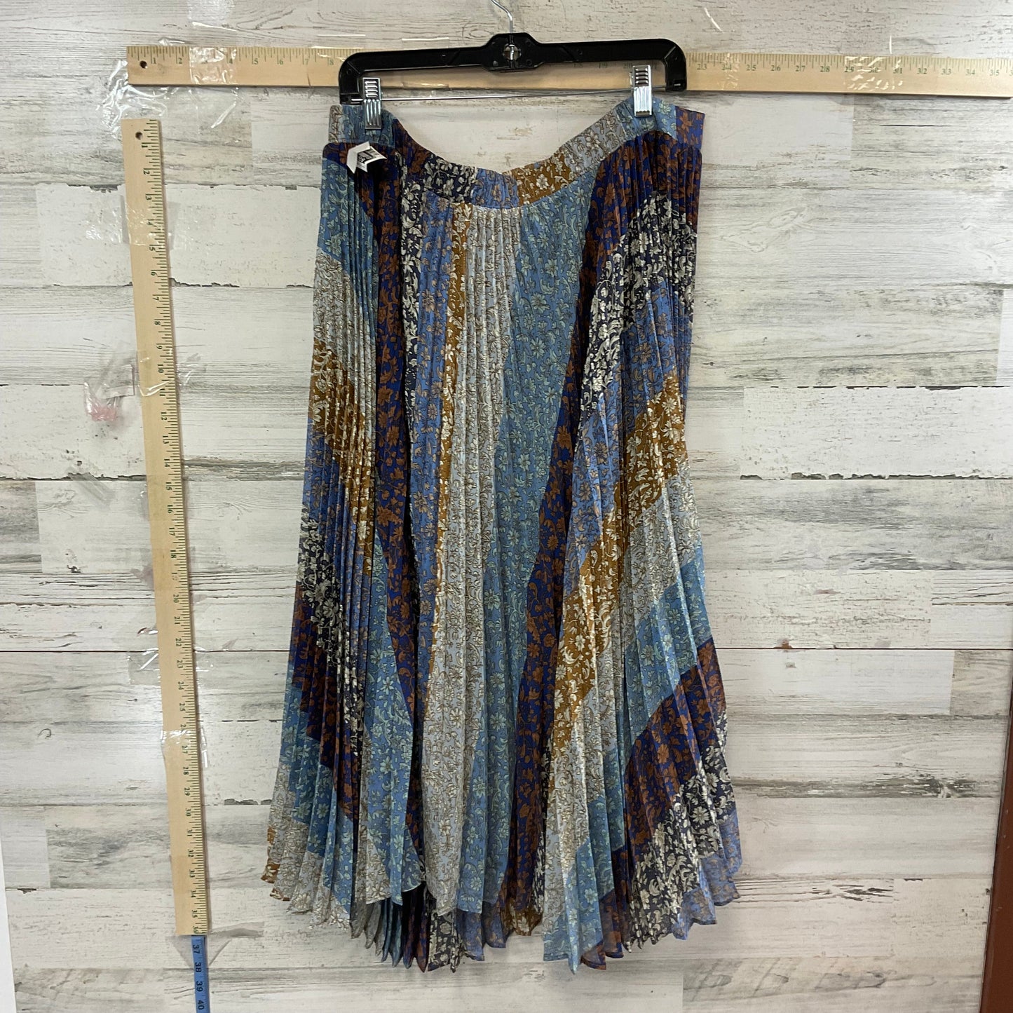 Blue Skirt Maxi Tribal, Size Xl