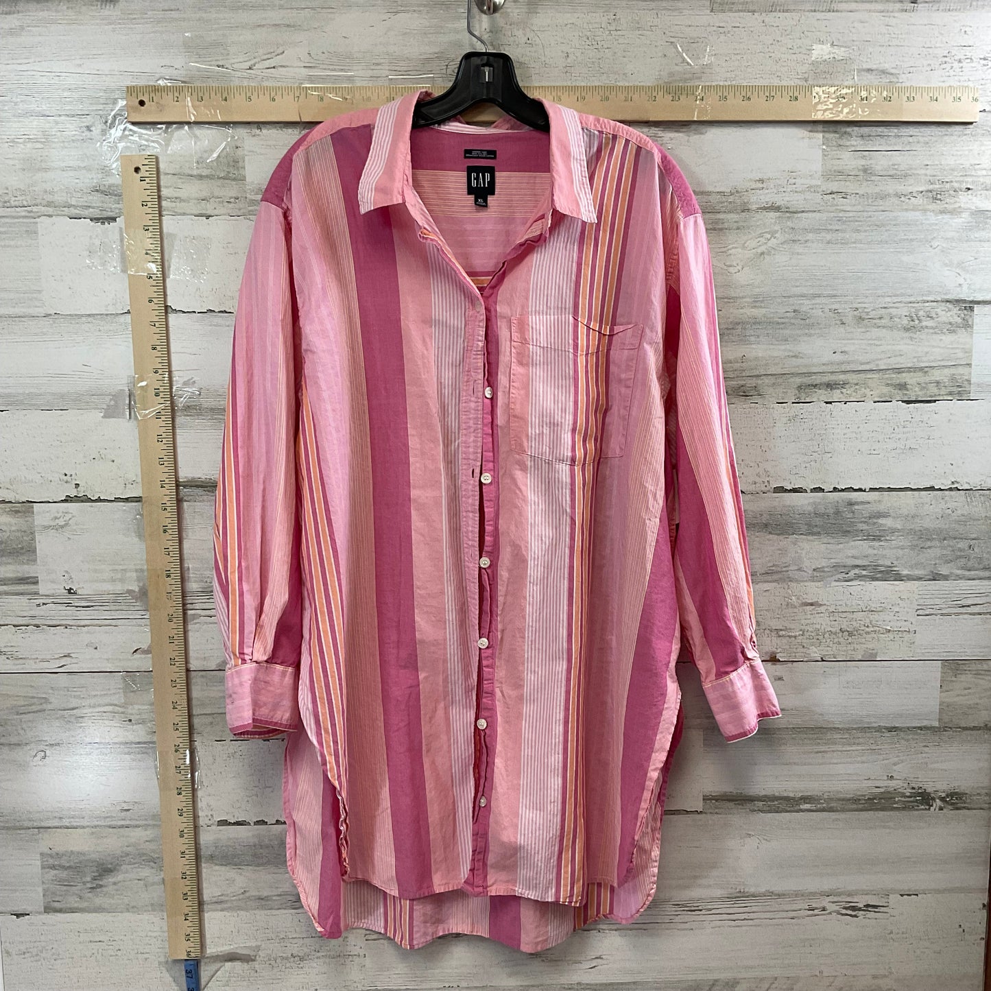 Pink Tunic 3/4 Sleeve Gap, Size Xl