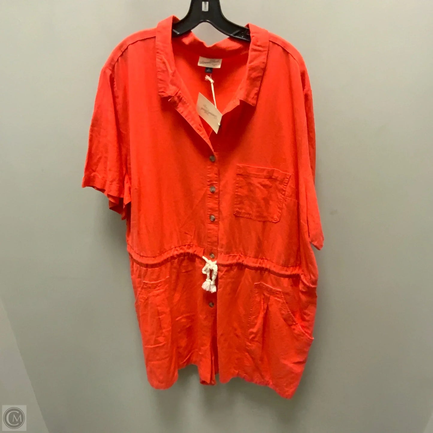 Romper By Universal Thread In Orange, Size: 3x