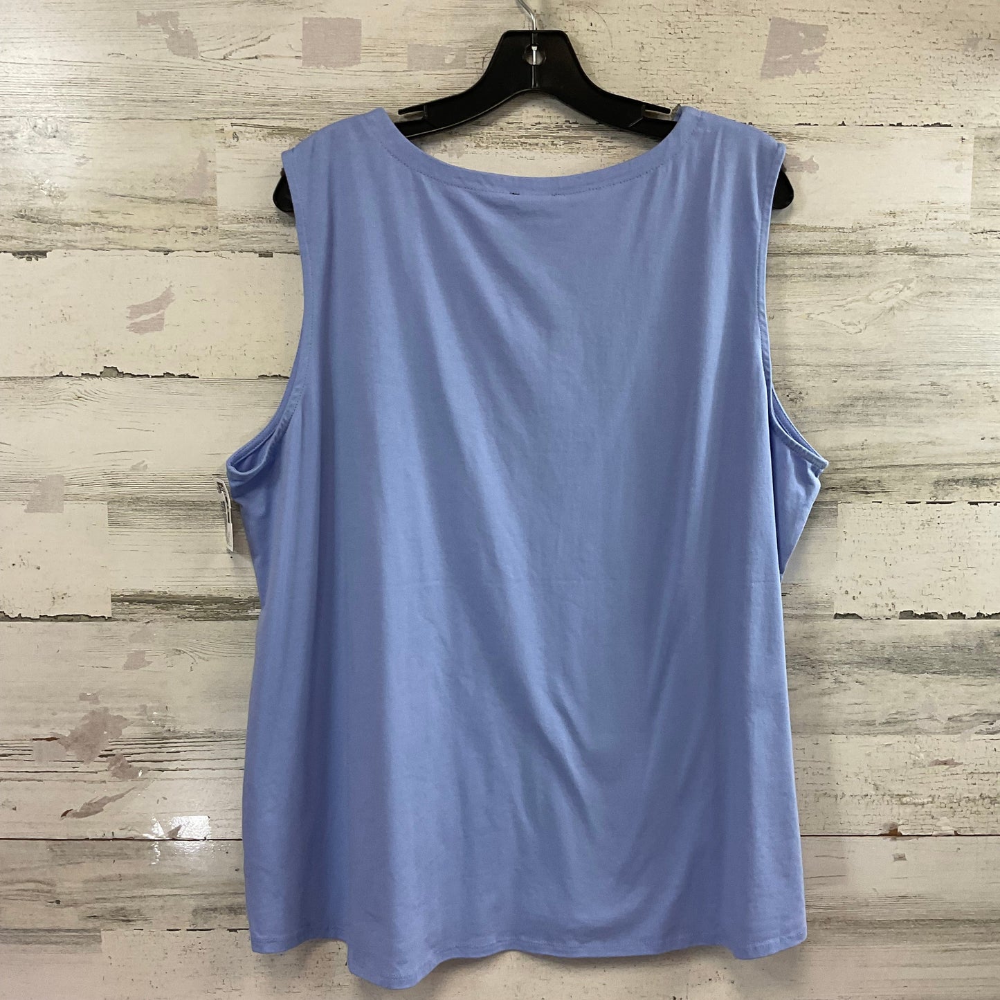 Top Sleeveless Basic By Jones New York In Blue, Size: Xxl