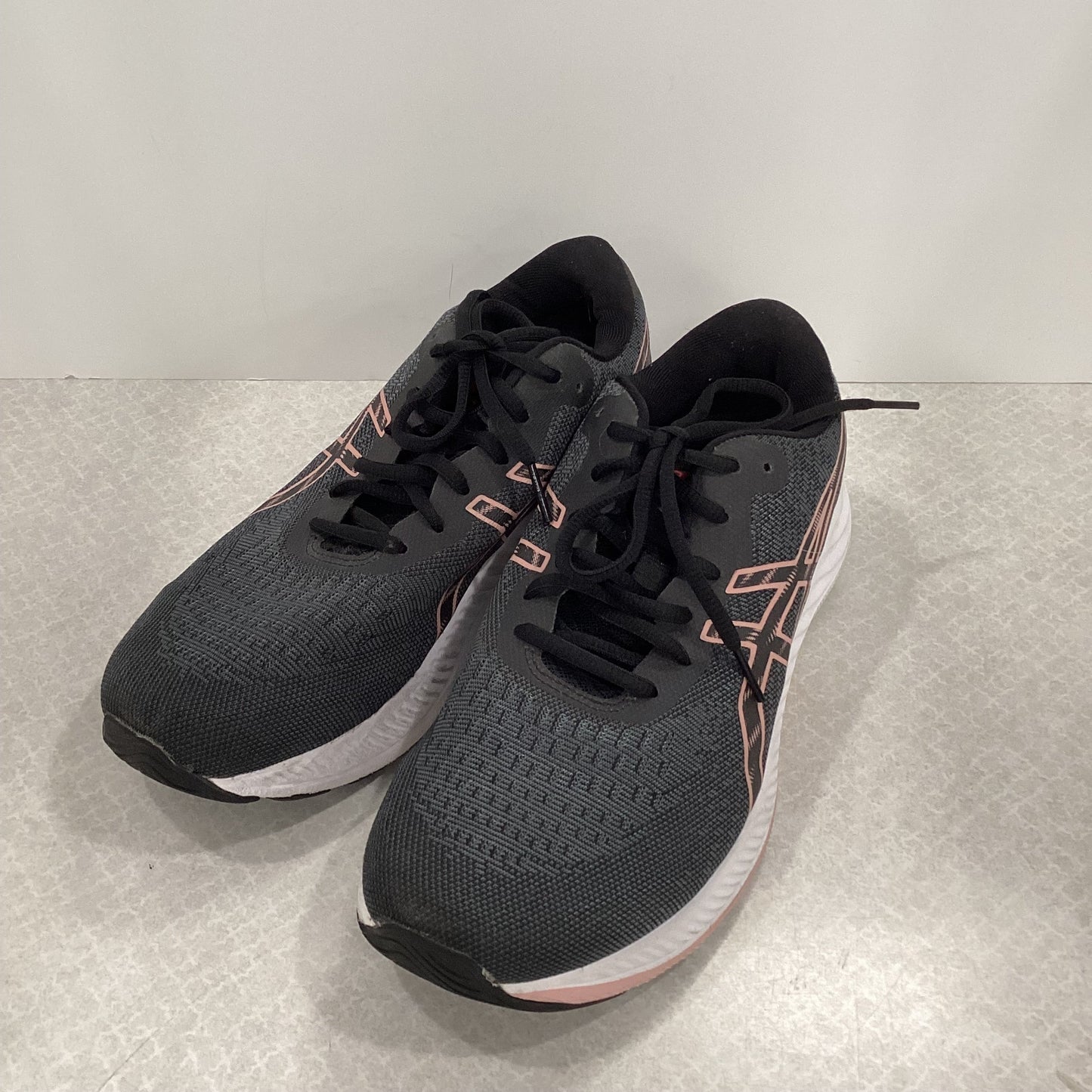 Shoes Athletic By Asics In Grey & Pink, Size: 9.5