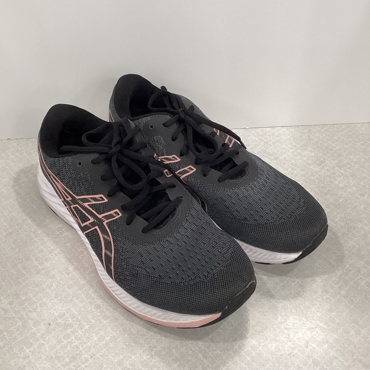 Shoes Athletic By Asics In Grey & Pink, Size: 9.5