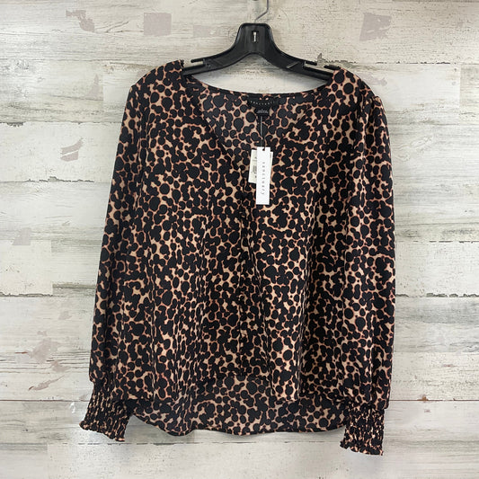 Top Long Sleeve By Sanctuary In Black & Brown, Size: L