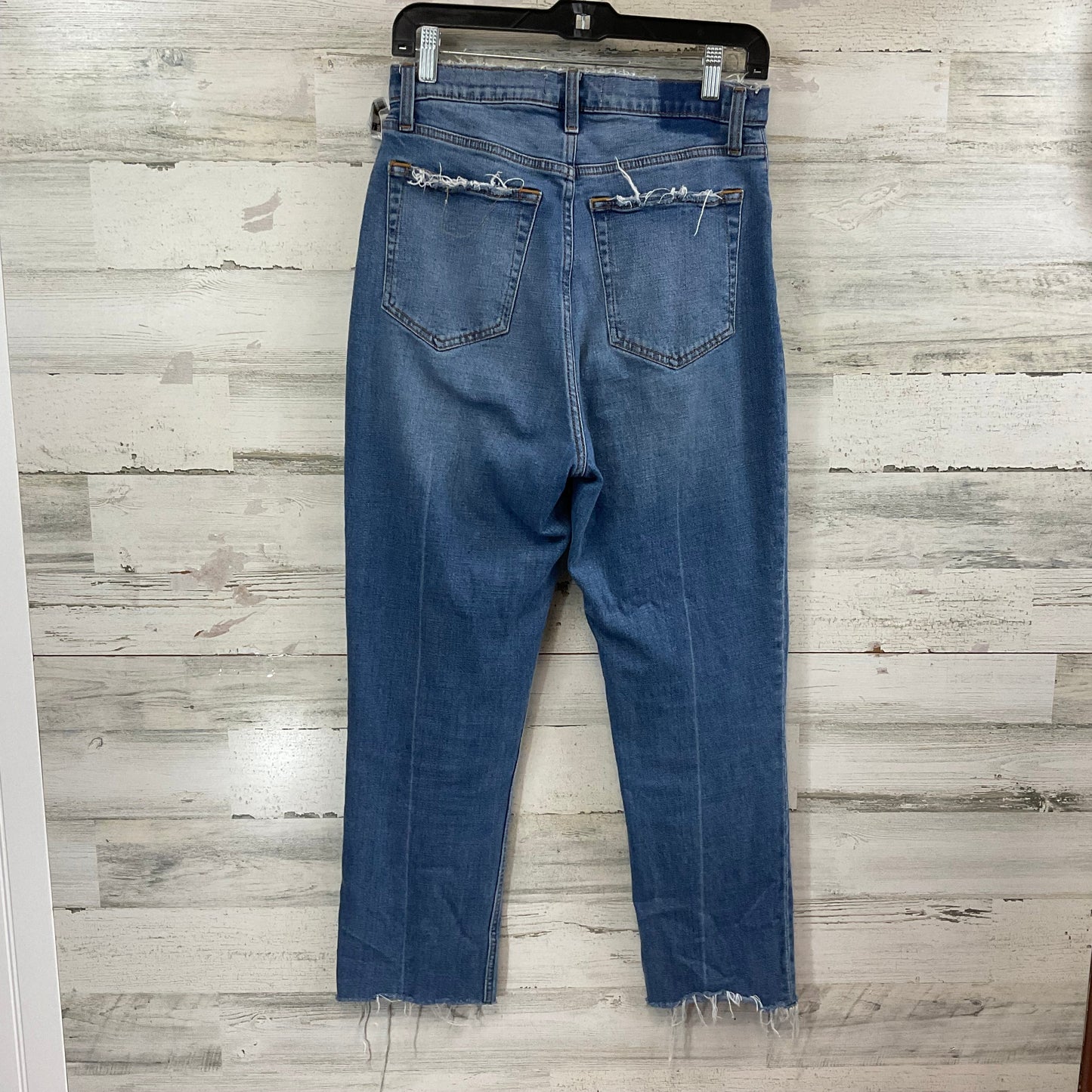 Jeans Straight By Abercrombie And Fitch In Blue Denim, Size: 10