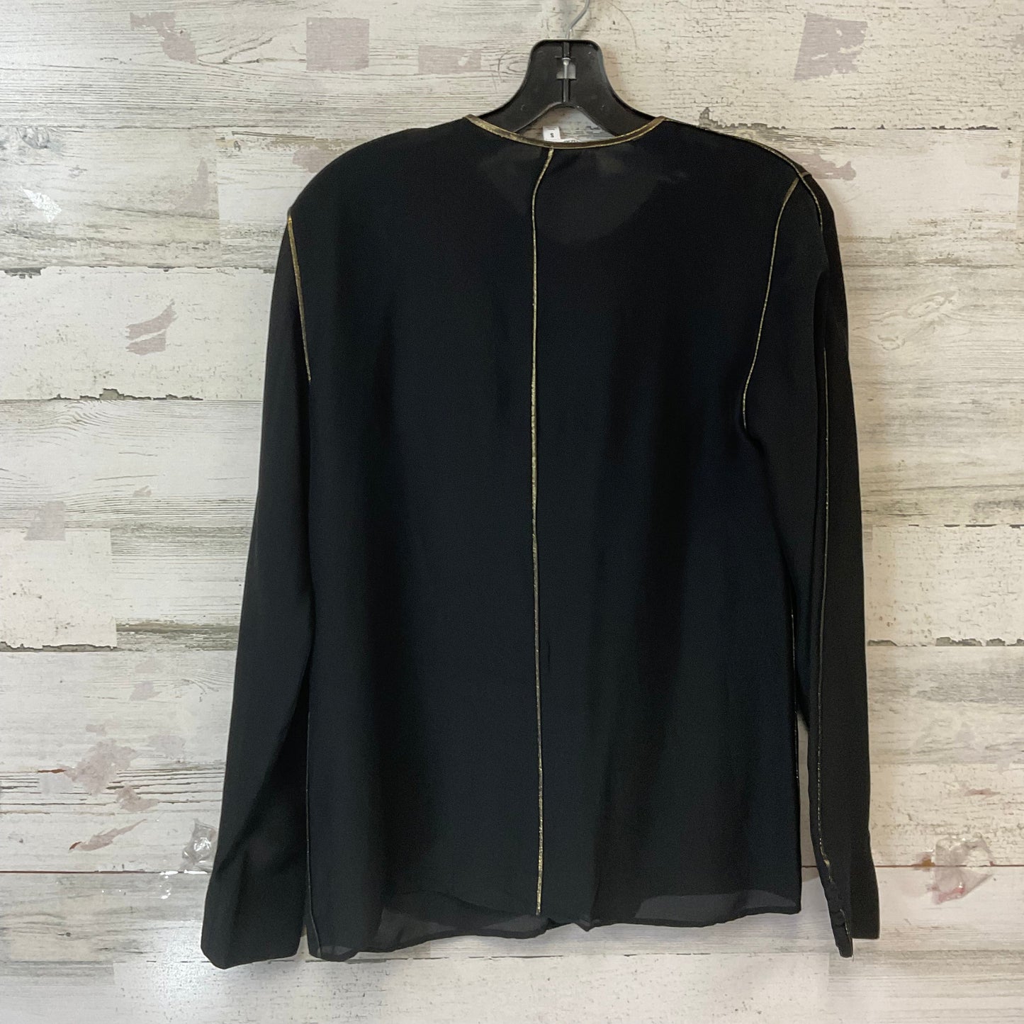 Blouse Long Sleeve By Elizabeth And James In Black, Size: S