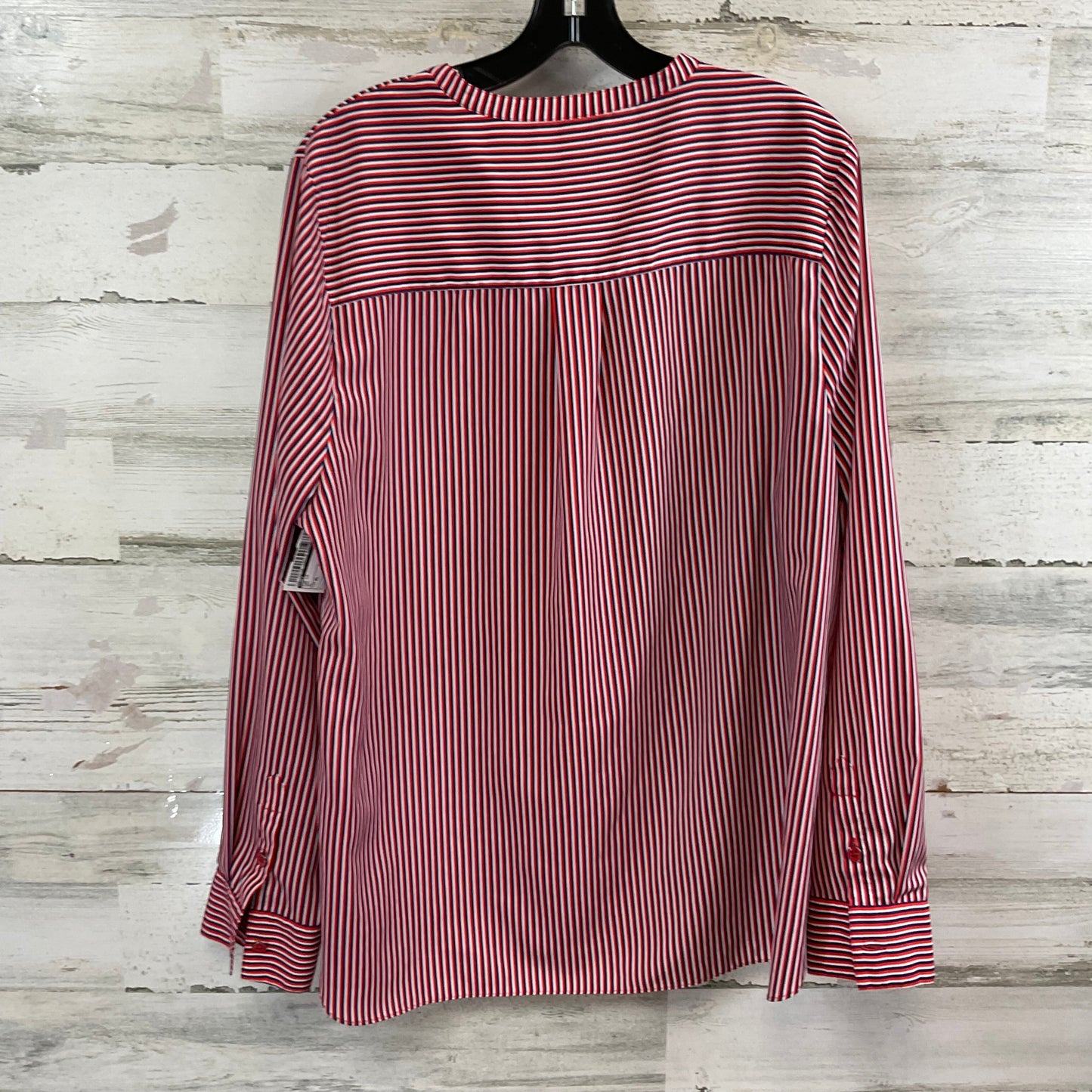 Top Long Sleeve By Cabi In Red, Size: Xl