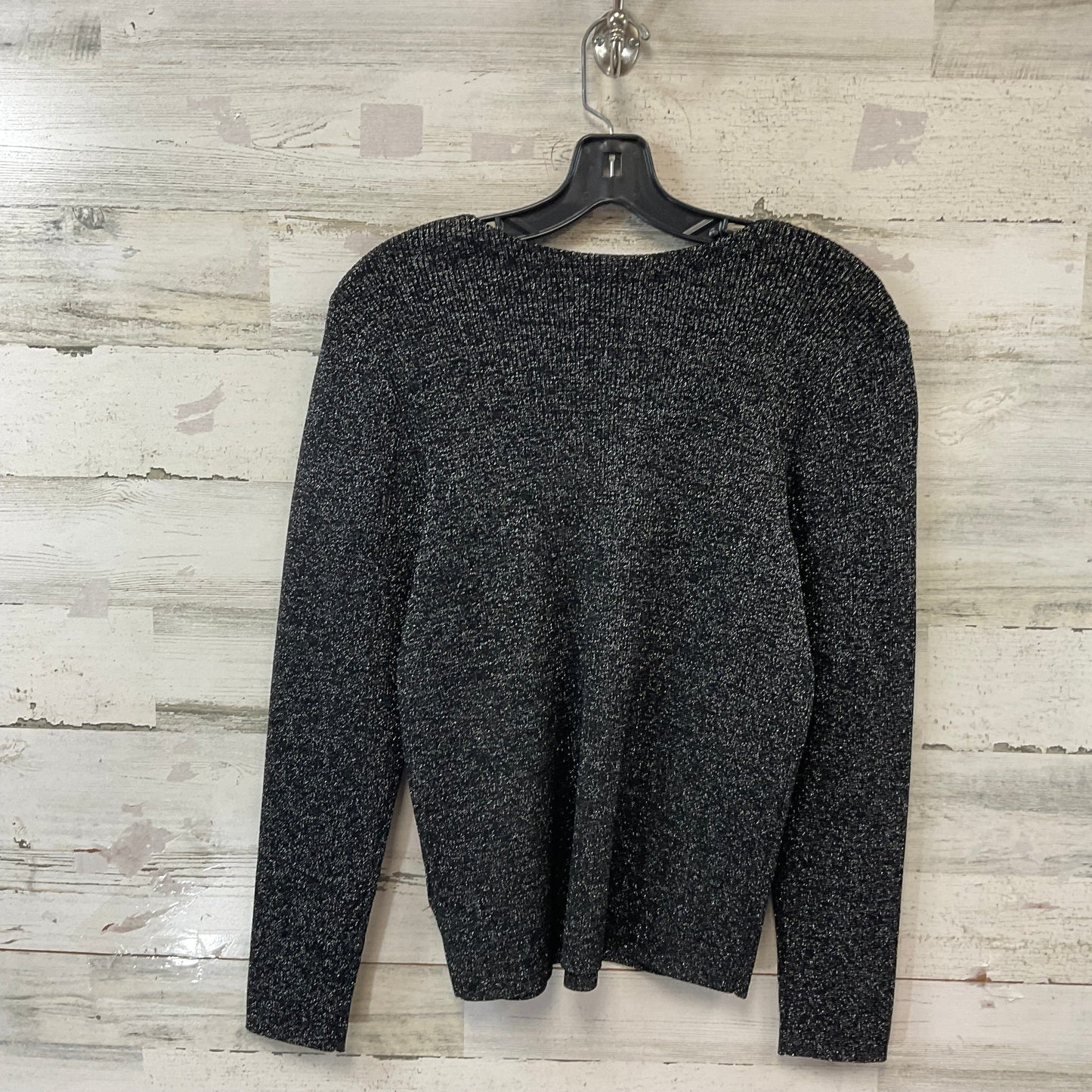 Sweater By Michael By Michael Kors In Black & Silver, Size: 1x