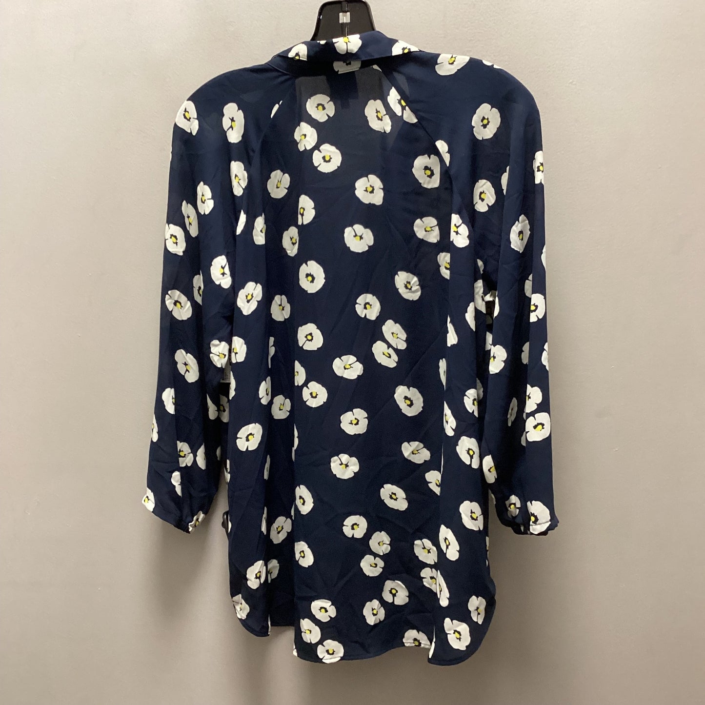 Blouse Long Sleeve By Cabi In Blue, Size: S