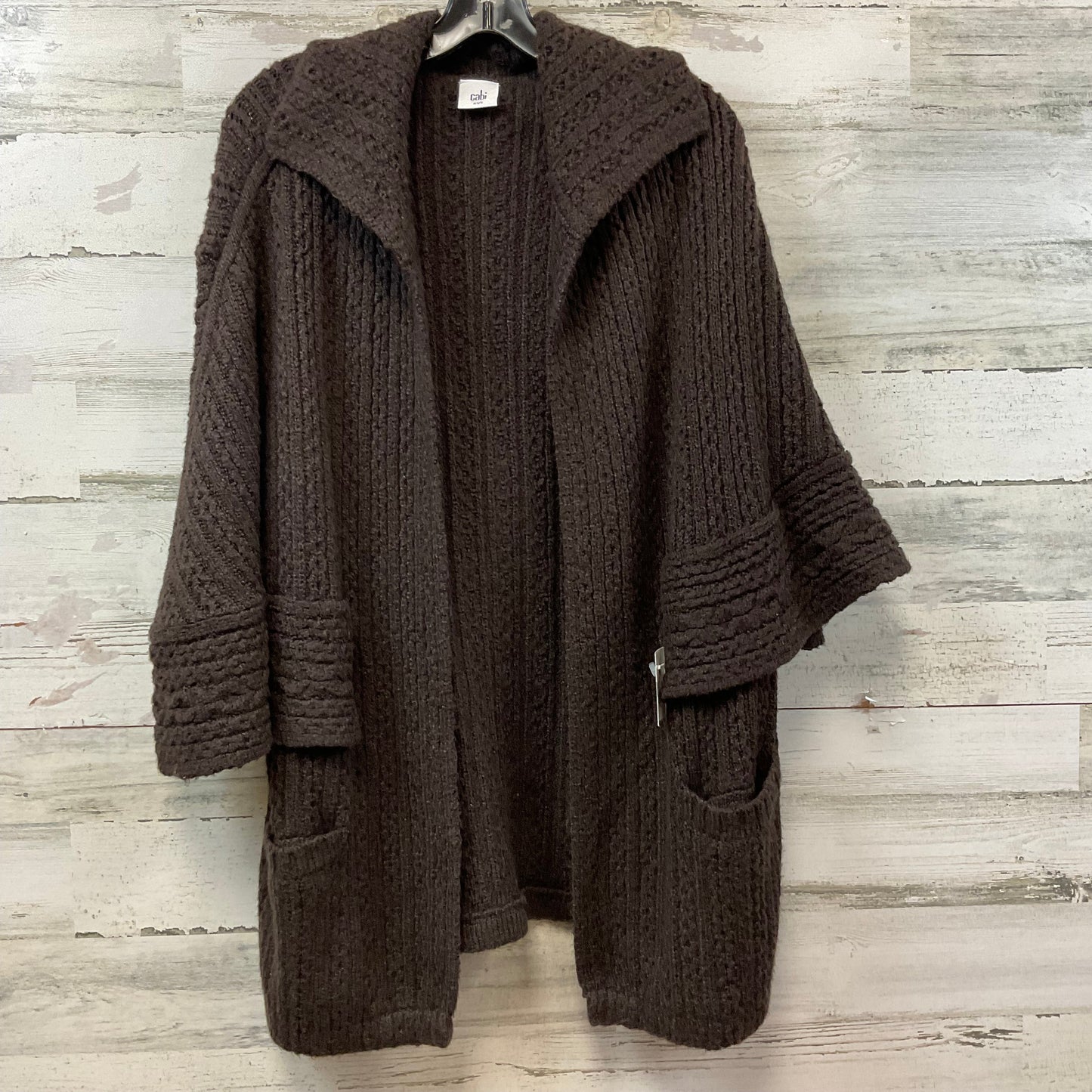 Sweater Cardigan By Cabi In Brown, Size: Xs