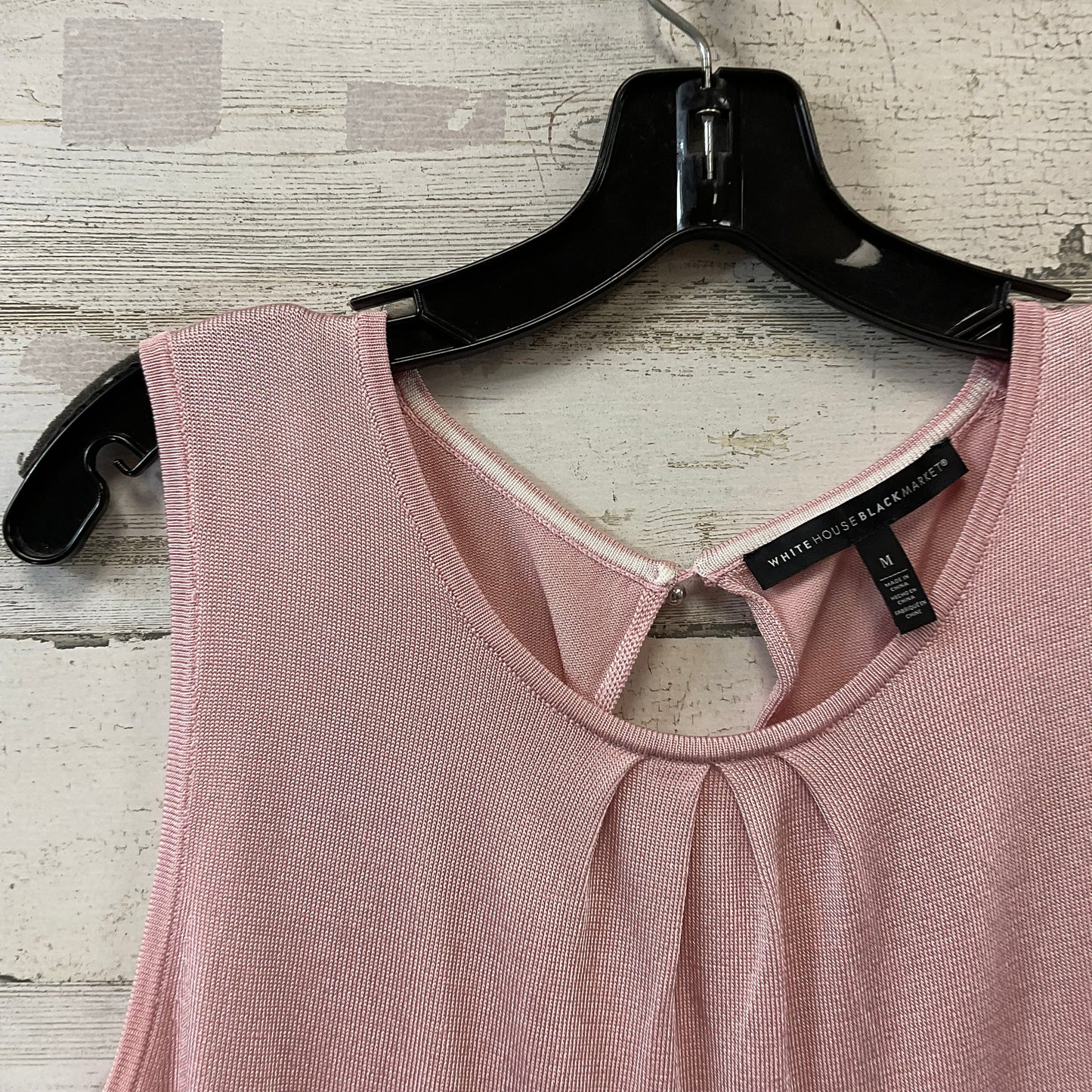 Top Sleeveless By White House Black Market In Pink, Size: M