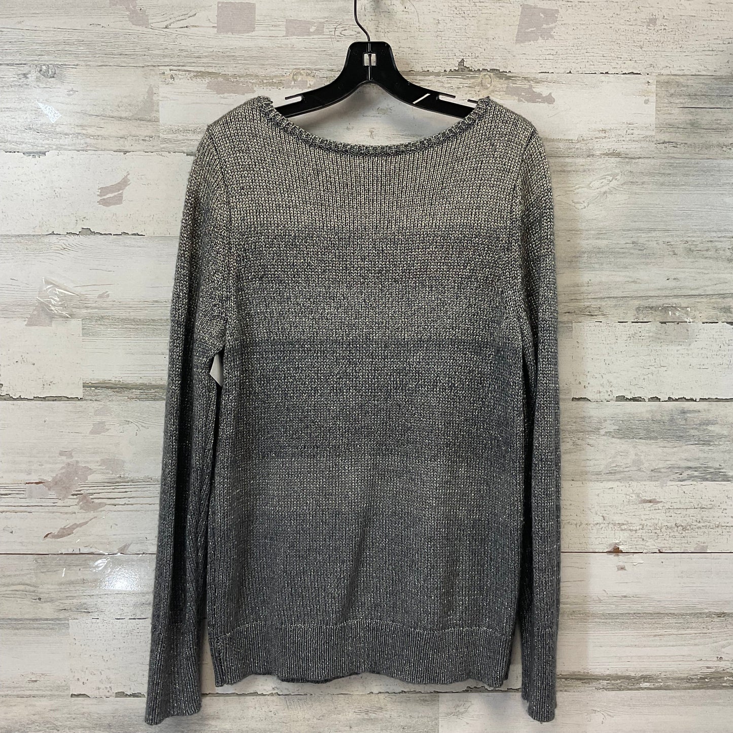 Sweater By White House Black Market In Silver, Size: L