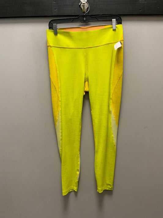 Athletic Leggings By Outdoor Voices In Yellow, Size: L