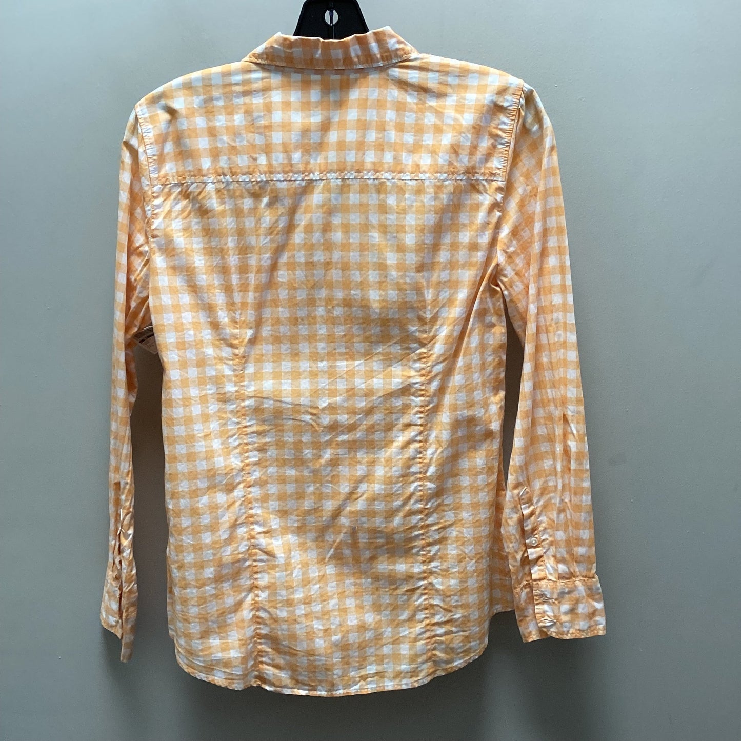 Blouse Long Sleeve By J. Crew In Orange, Size: S