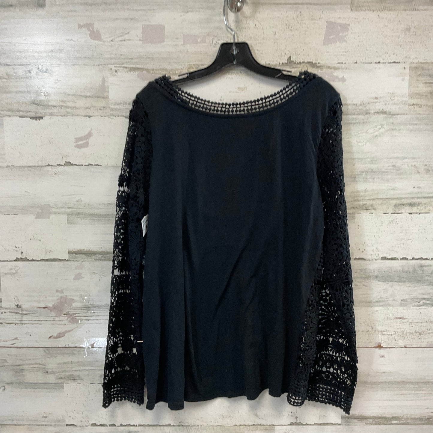 Top Long Sleeve By Sundance In Black, Size: M