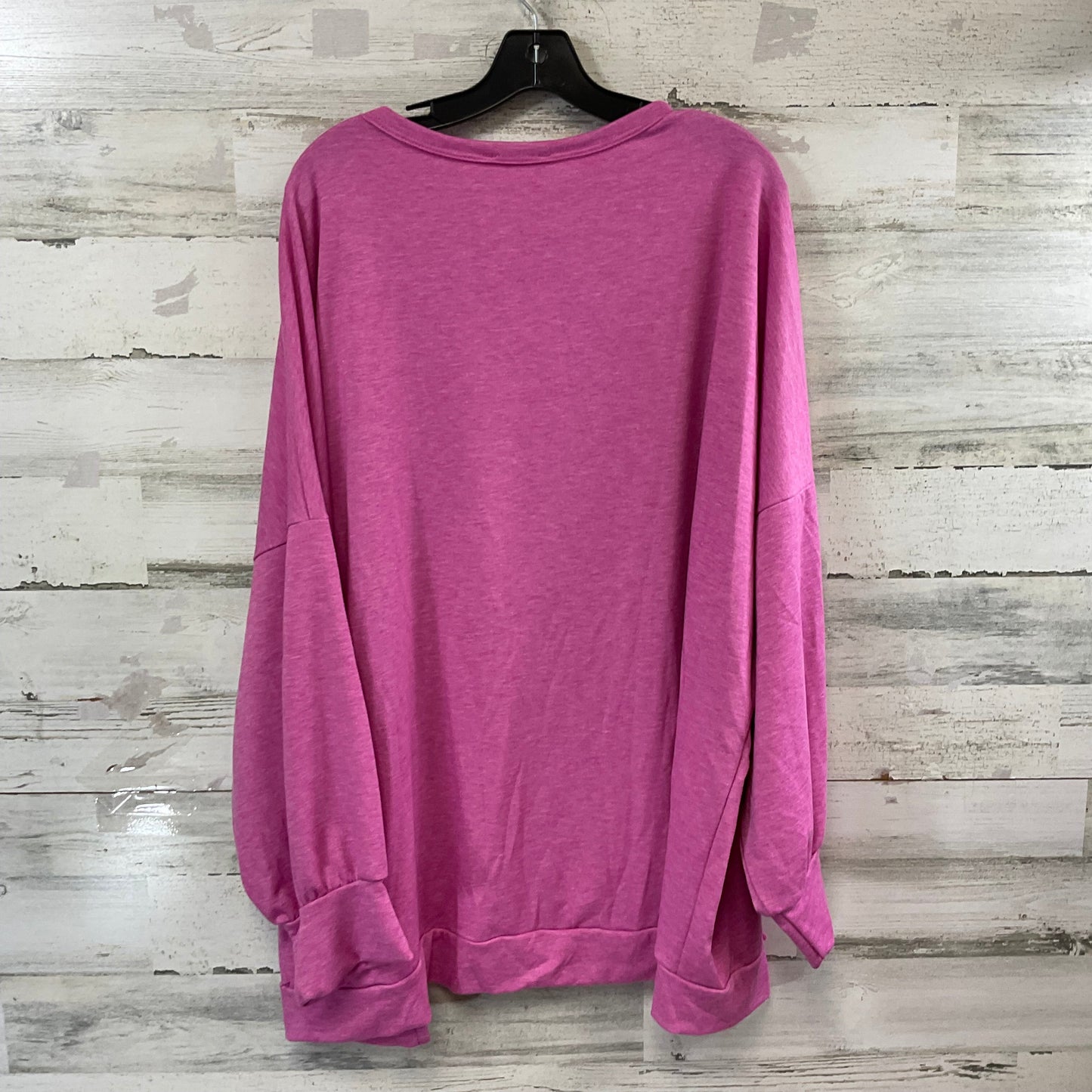 Top Long Sleeve By GEEGEE In Purple, Size: 3x