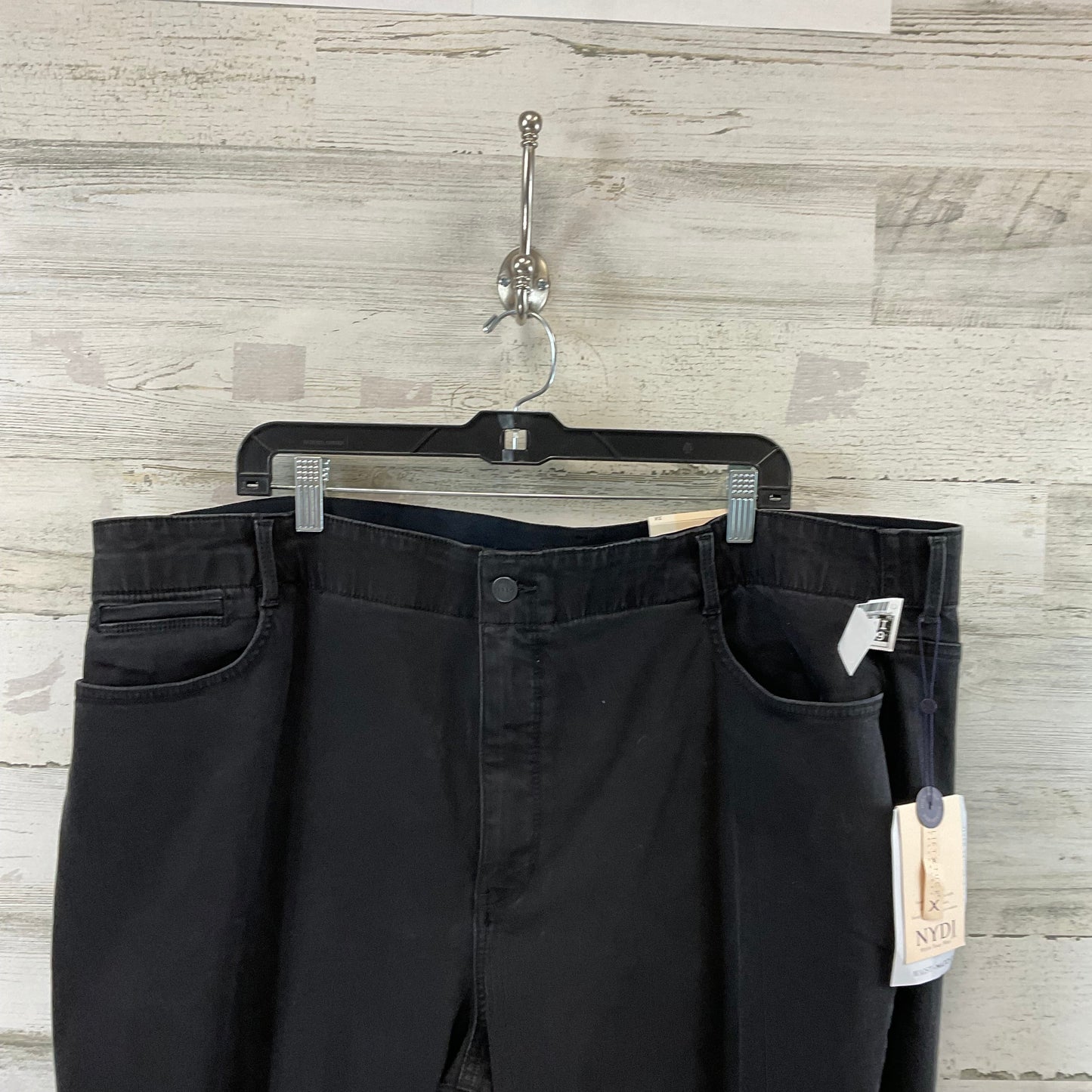 Jeans Wide Leg By Not Your Daughters Jeans In Black Denim, Size: 3x