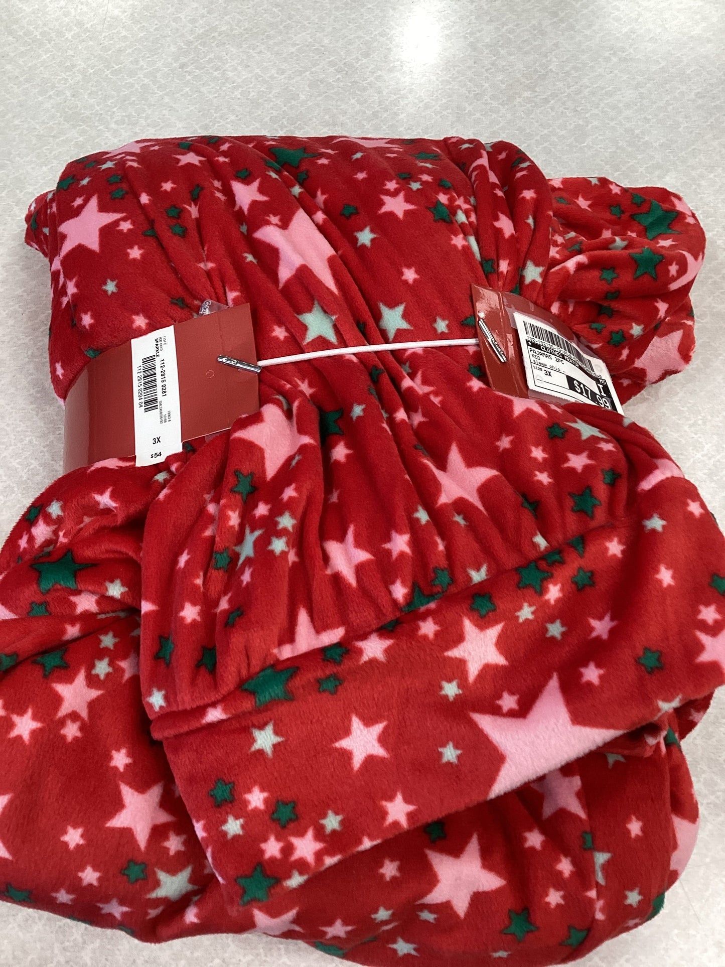 Pajamas 2pc By sleep chic  In Red, Size: 3x