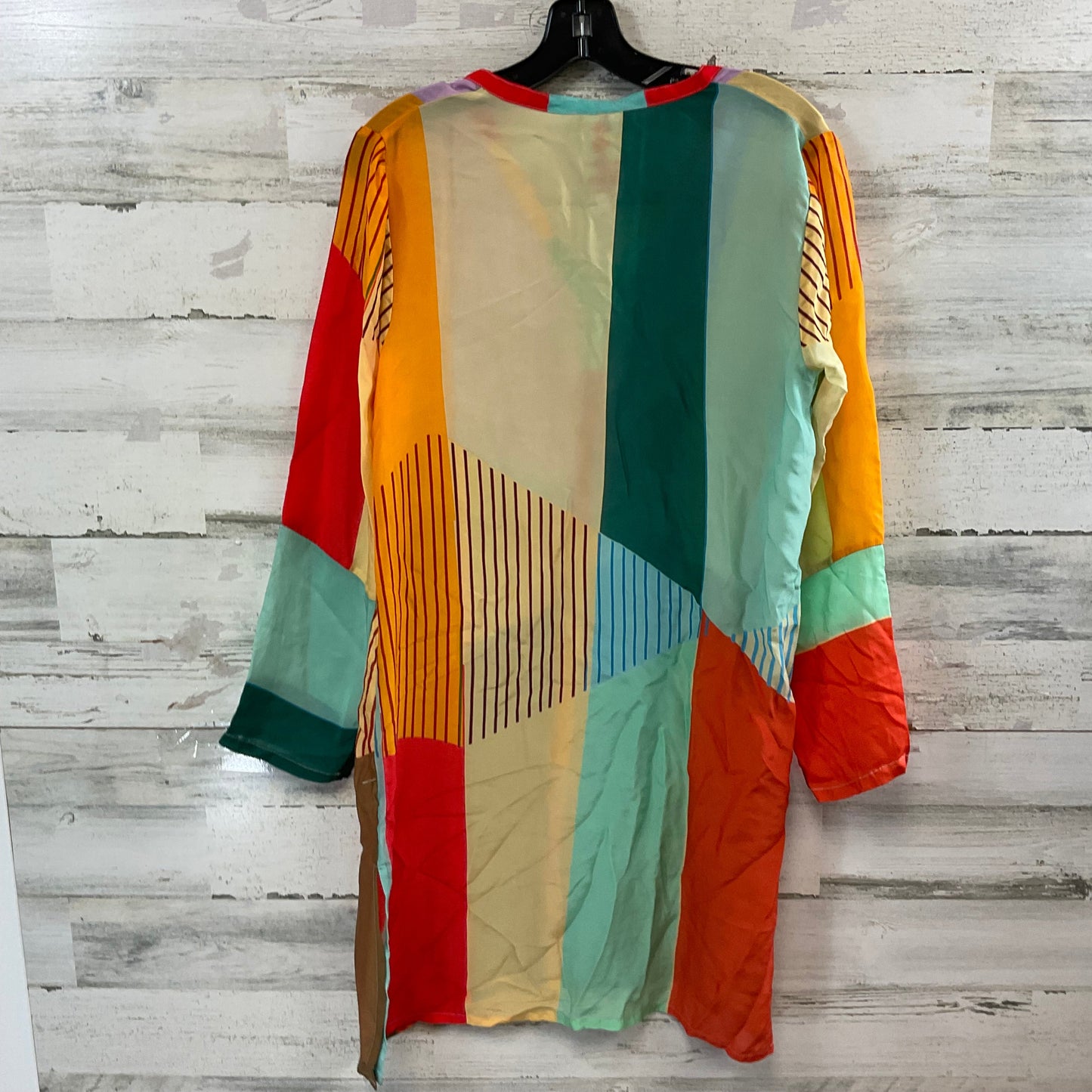 Tunic Long Sleeve By Johnny Was In Multi-colored, Size: S