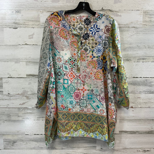 Top Long Sleeve By Johnny Was In Green, Size: S