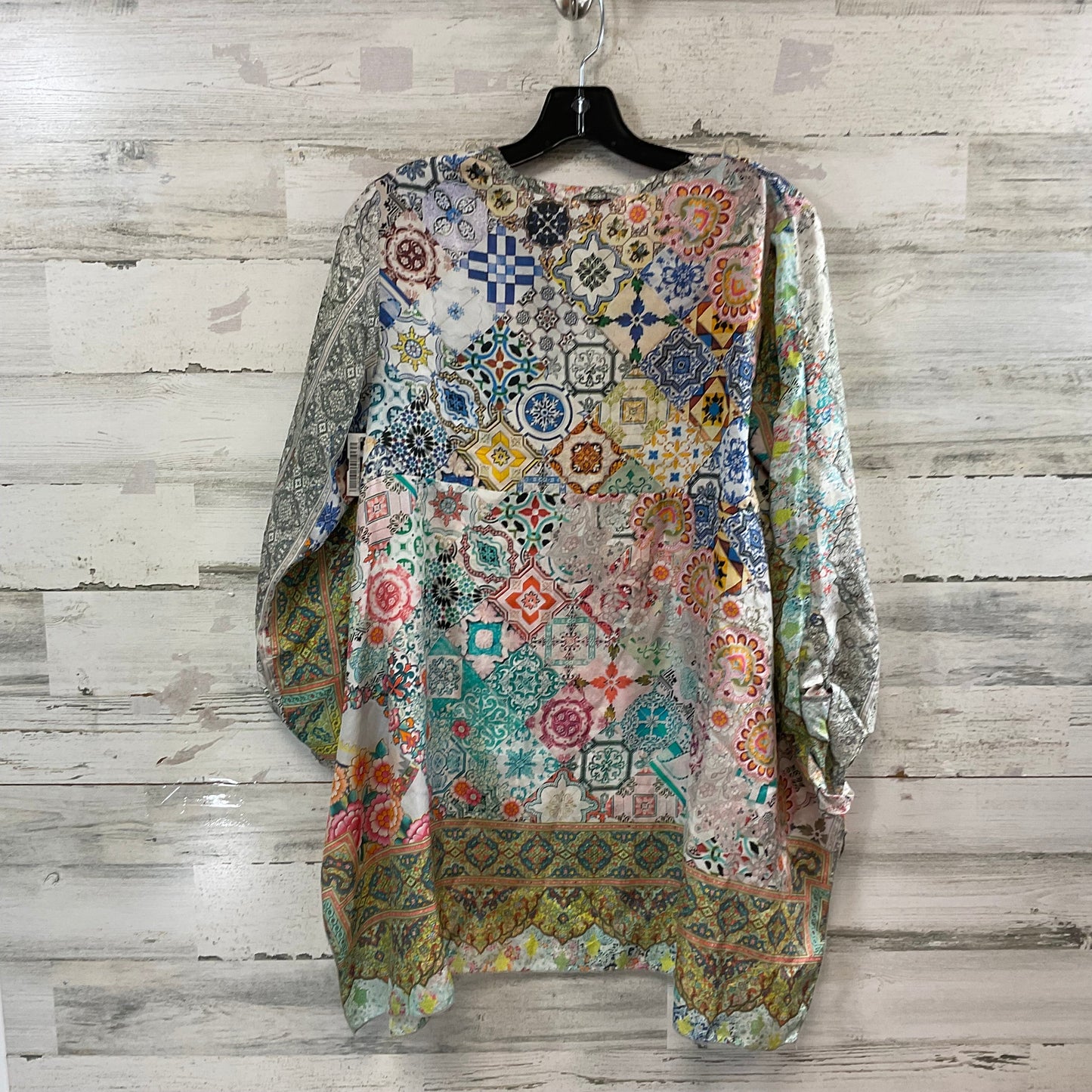 Top Long Sleeve By Johnny Was In Green, Size: S