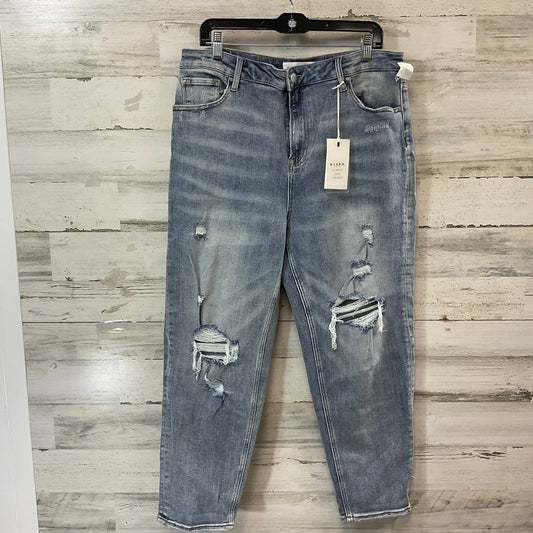 Jeans Straight By Risen In Blue Denim, Size: 1x