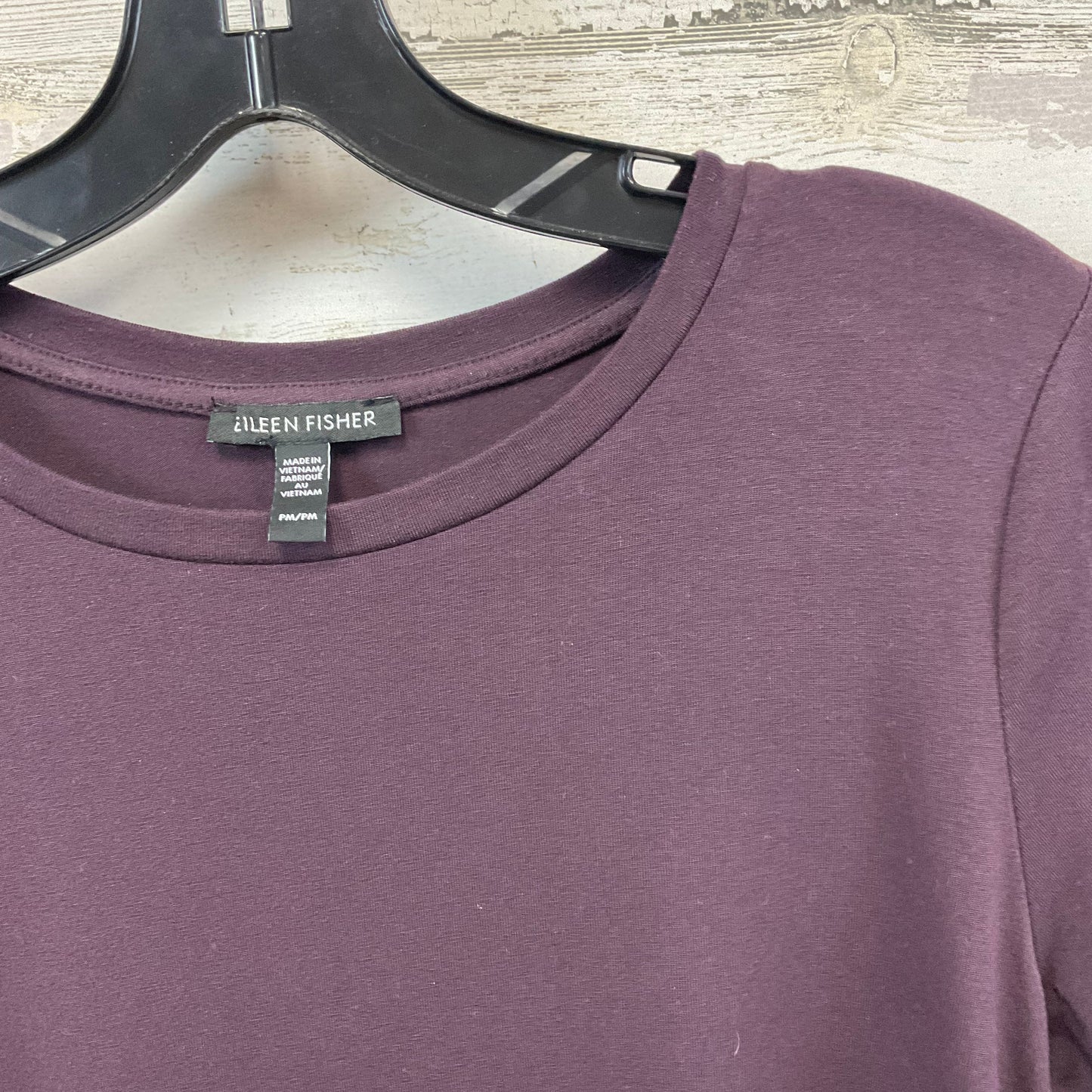 Top Long Sleeve By Eileen Fisher In Purple, Size: Mp