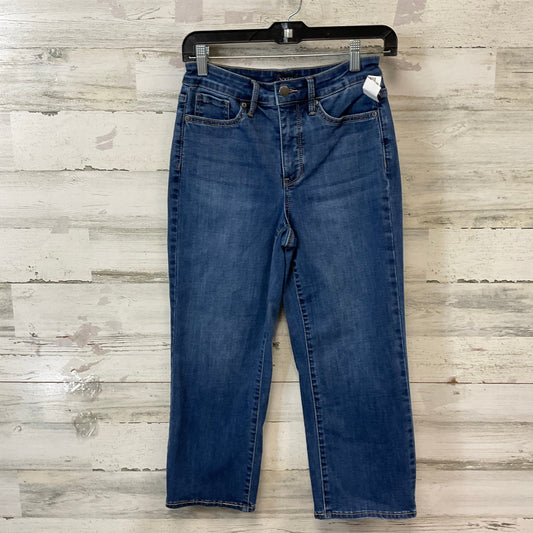 Jeans Straight By Not Your Daughters Jeans In Blue Denim, Size: 0