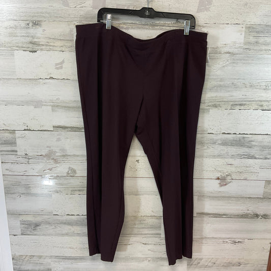 Pants Other By Eileen Fisher In Purple, Size: 2x