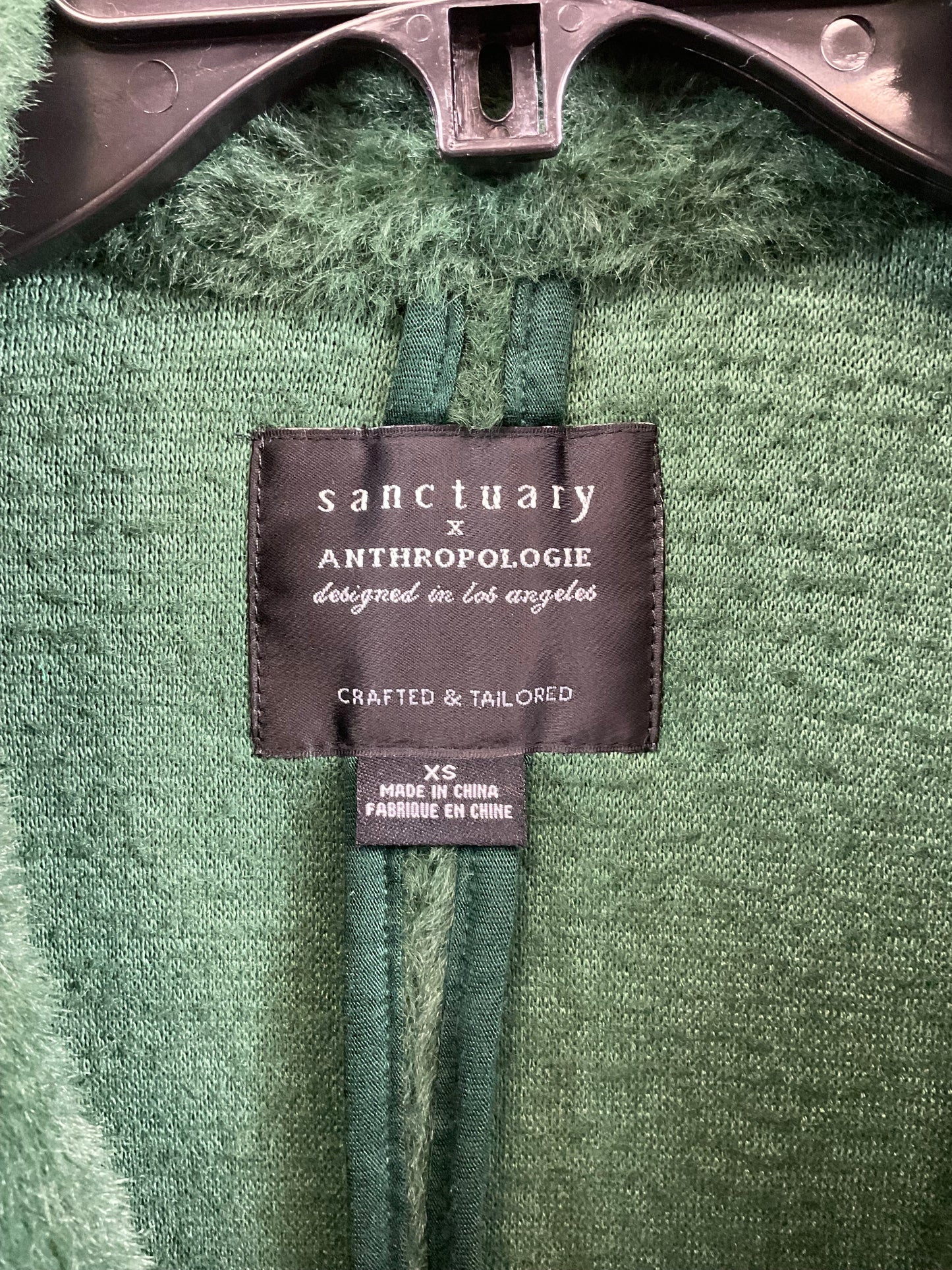 Coat Faux Fur & Sherpa By Sanctuary In Green, Size: 6