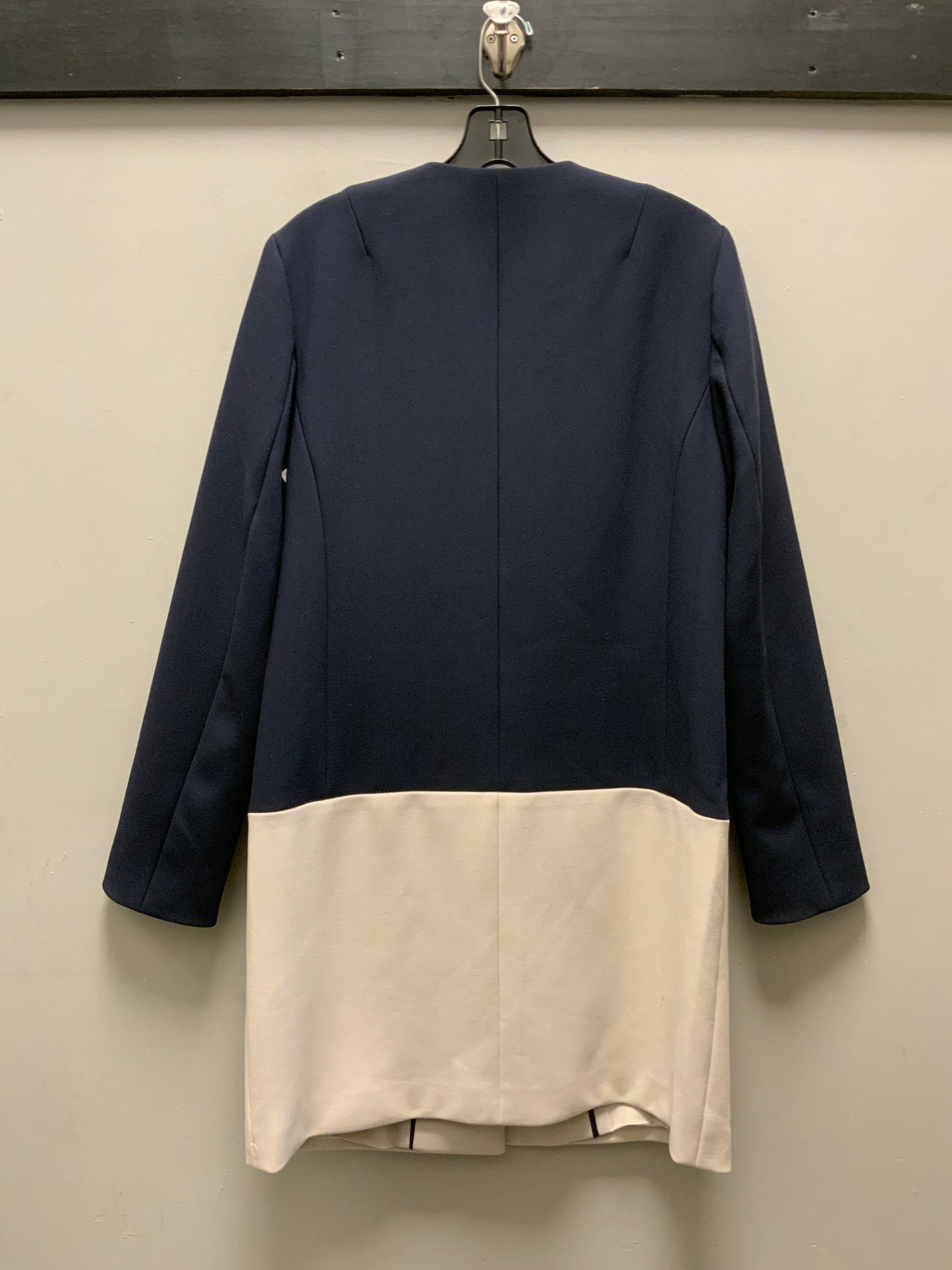 Coat Other By Ann Taylor In Blue & Tan, Size: S