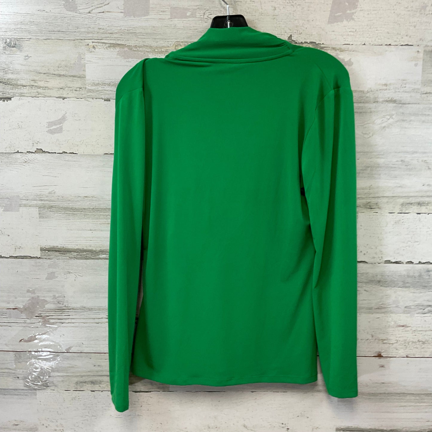 Top Long Sleeve By Dkny In Green, Size: M