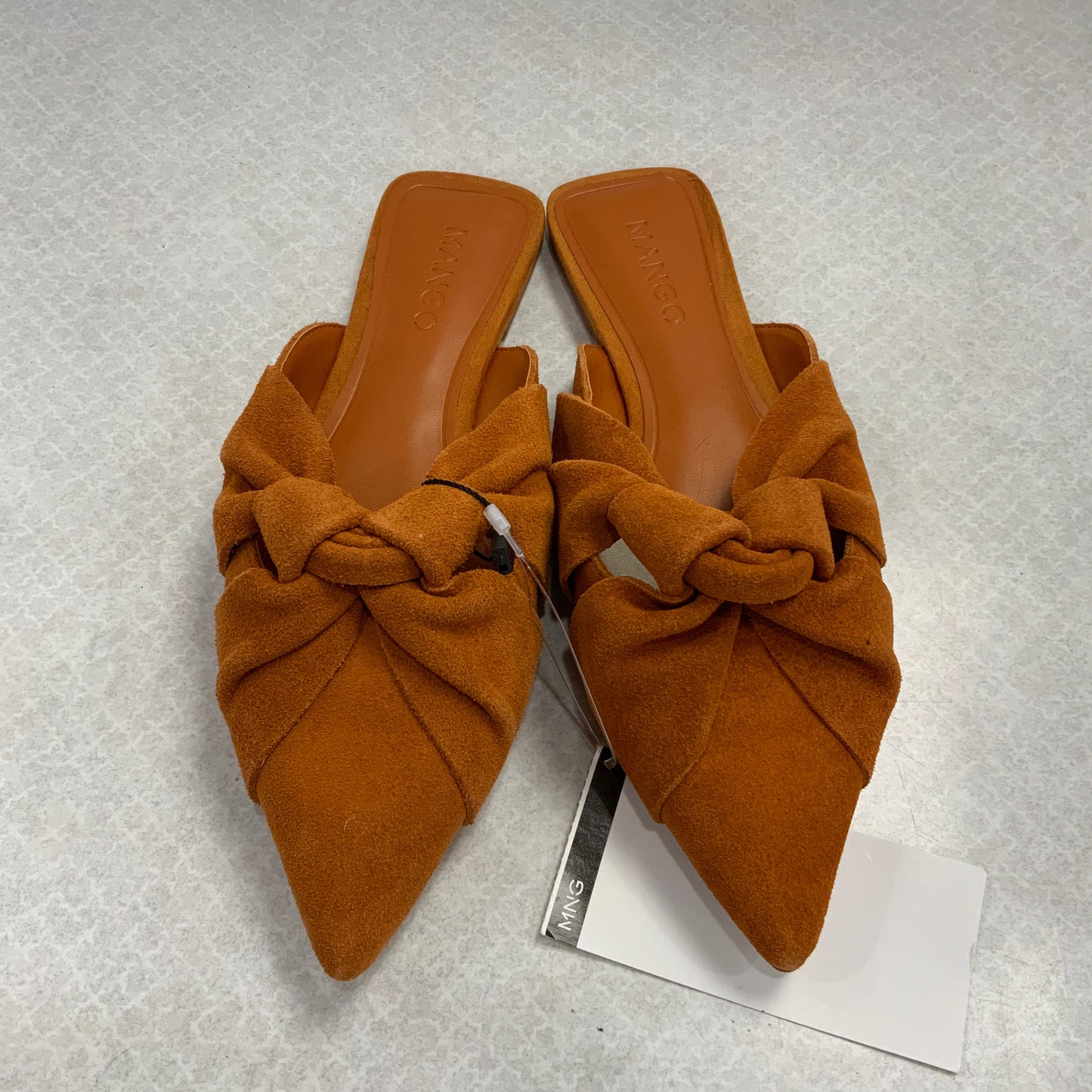 Shoes Flats By Mango In Orange, Size: 6