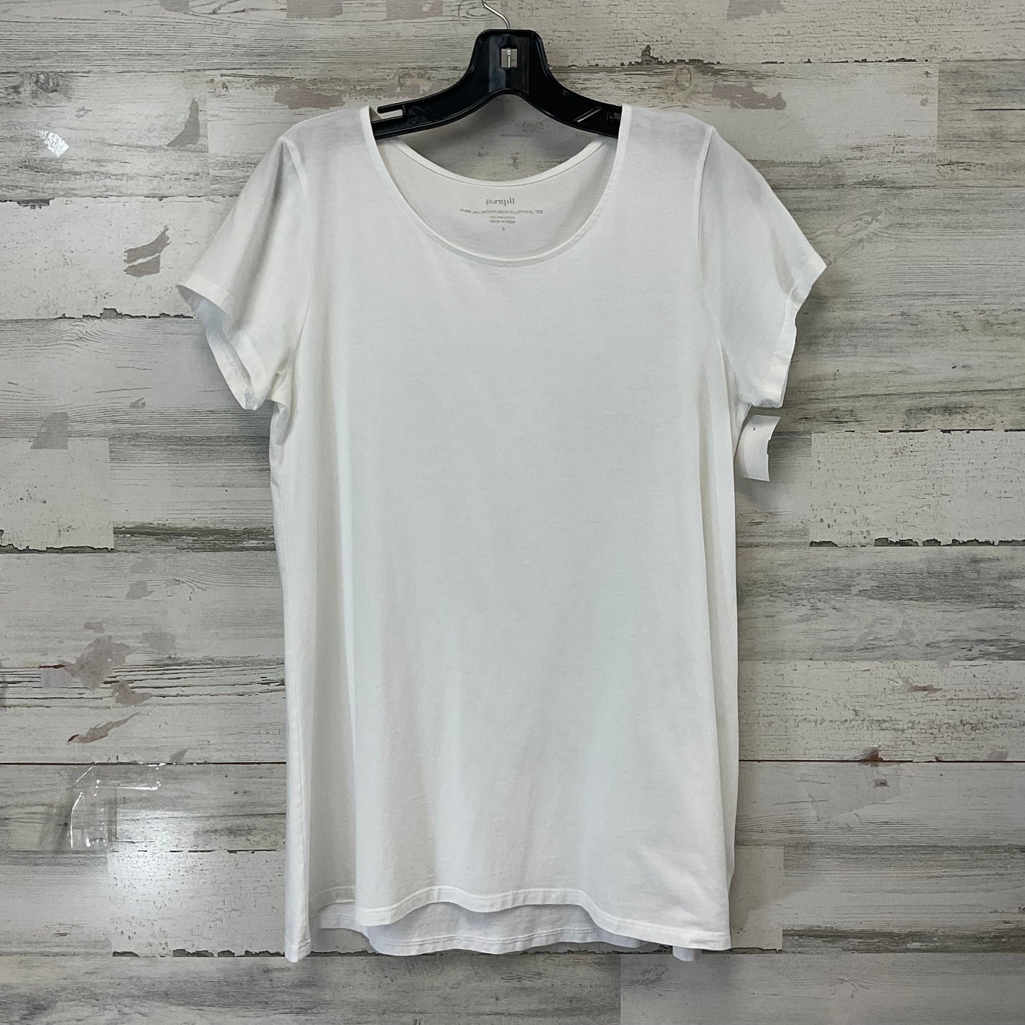 Top Short Sleeve By Pure Jill In White, Size: S