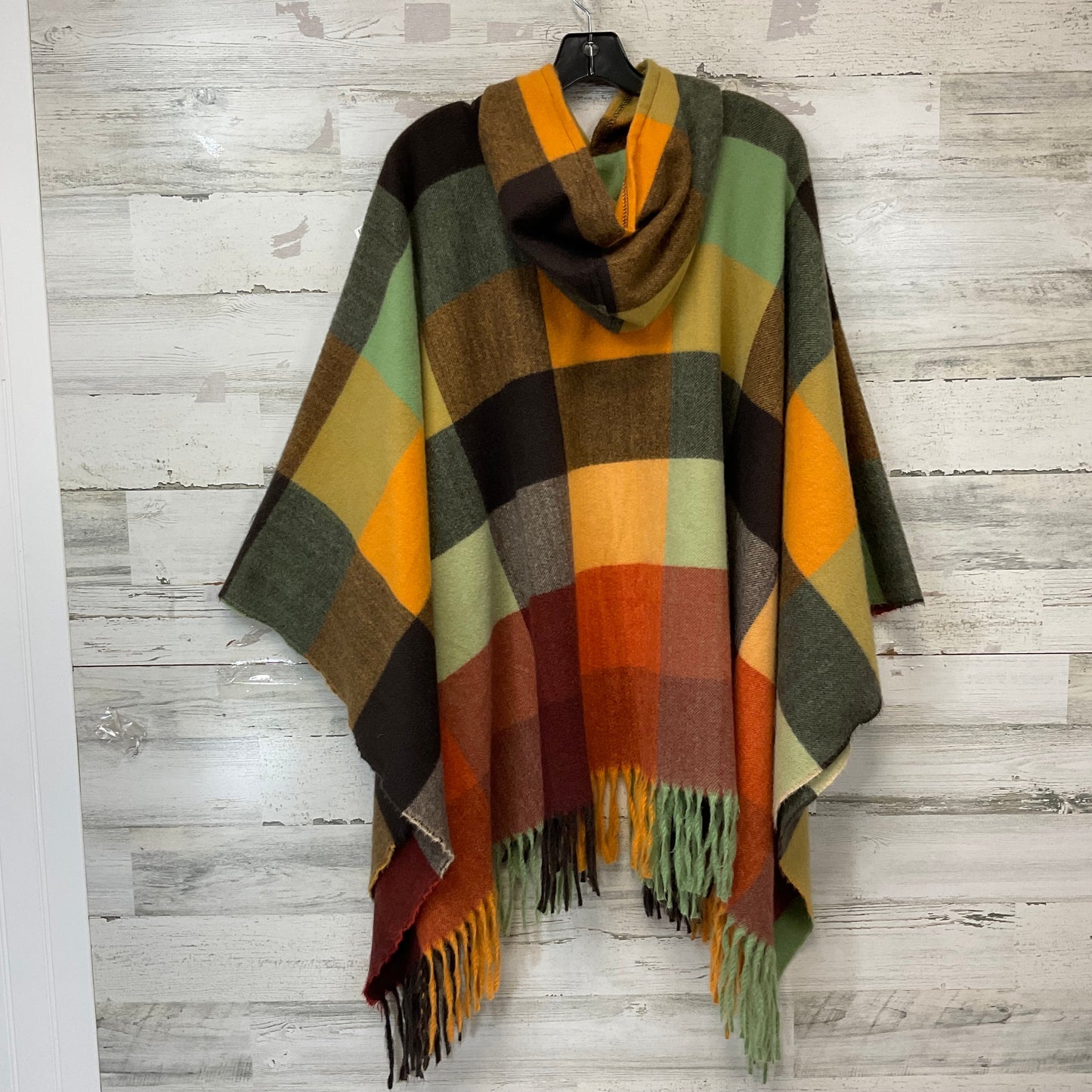 Poncho By Desigual In Brown, Size: Osfm