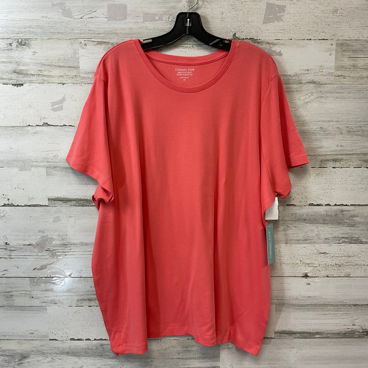 Top Long Sleeve By Coldwater Creek In Orange, Size: 3x