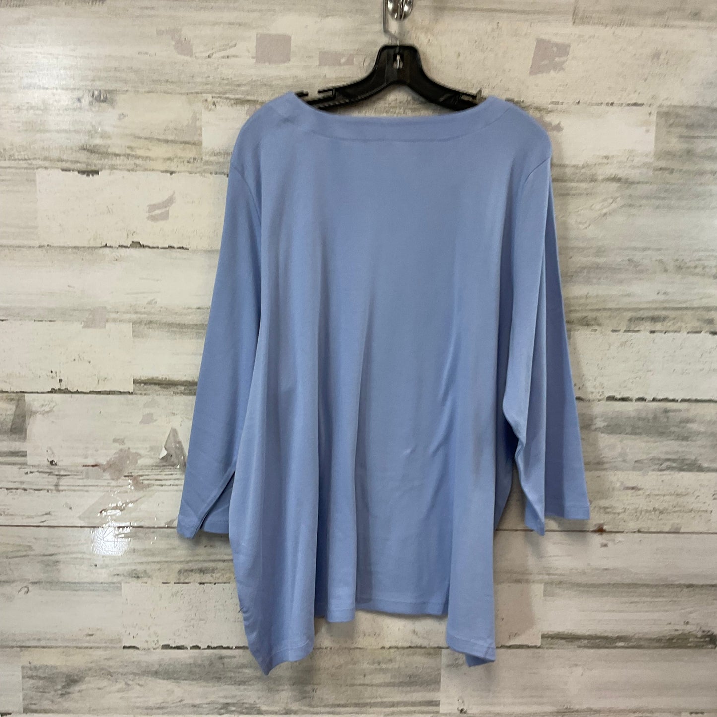 Top Long Sleeve By Coldwater Creek In Blue, Size: 3x