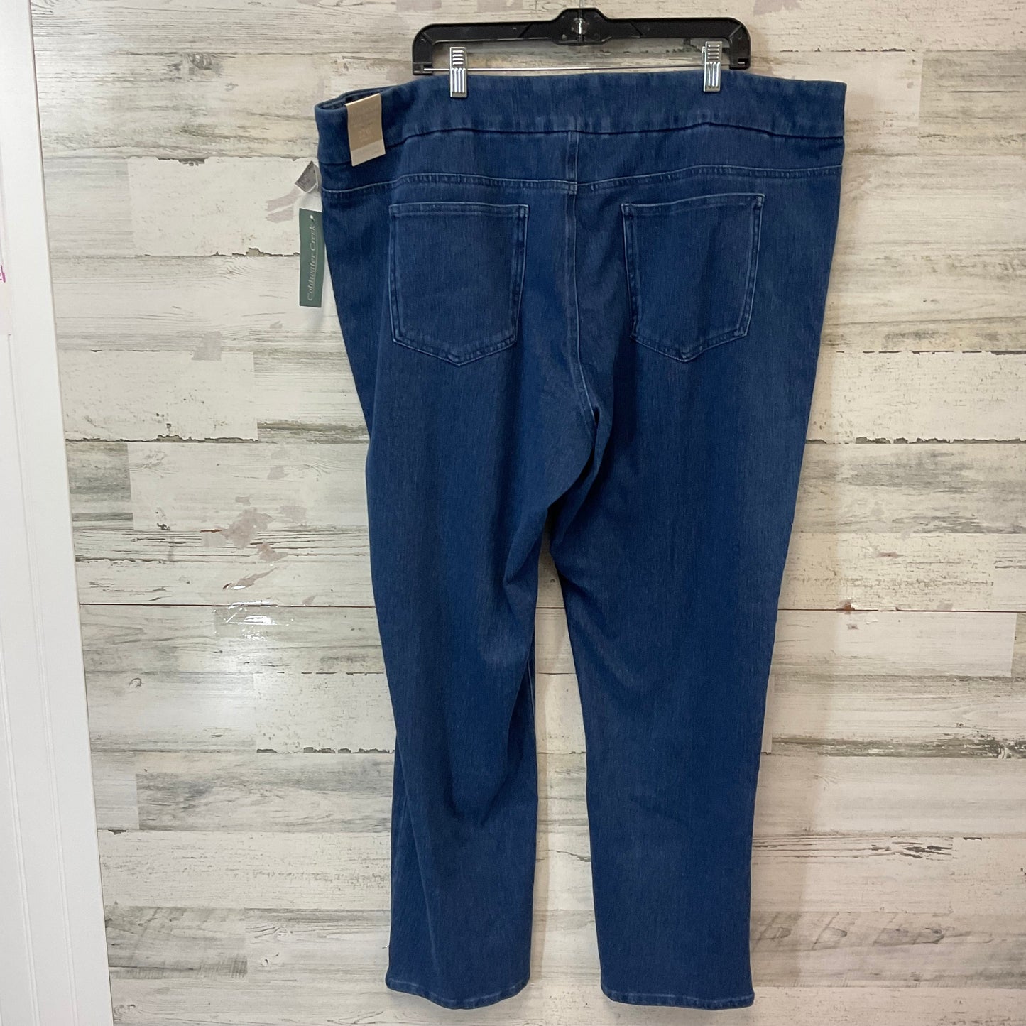 Jeans Straight By Coldwater Creek In Blue Denim, Size: 22