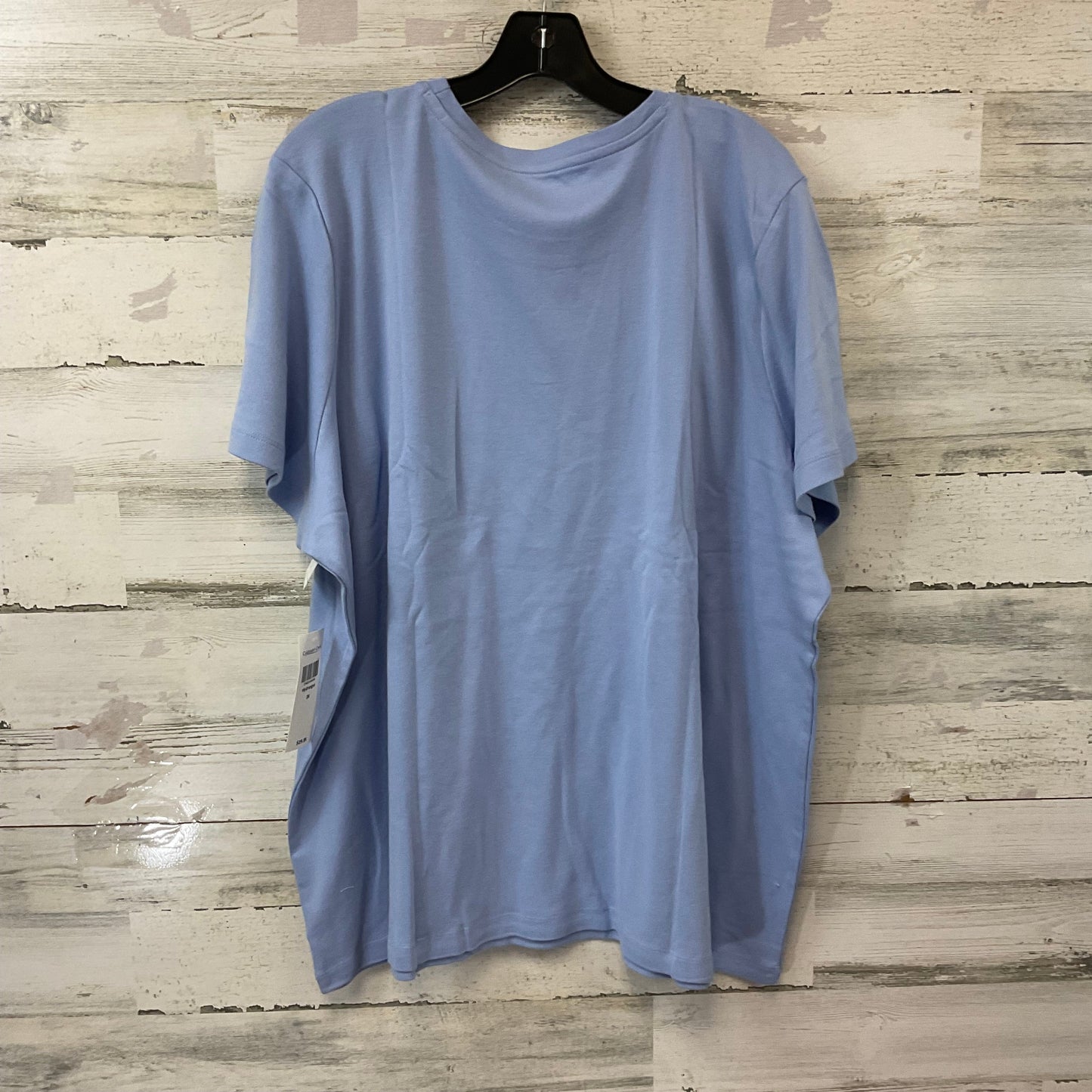 Top Short Sleeve By Coldwater Creek In Blue, Size: 3x