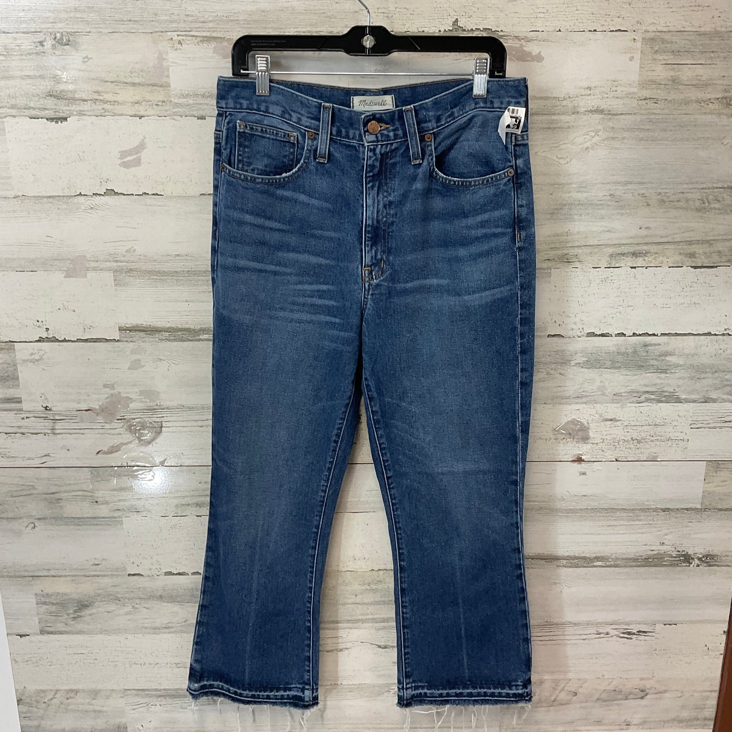 Jeans Straight By Madewell In Blue Denim, Size: 6