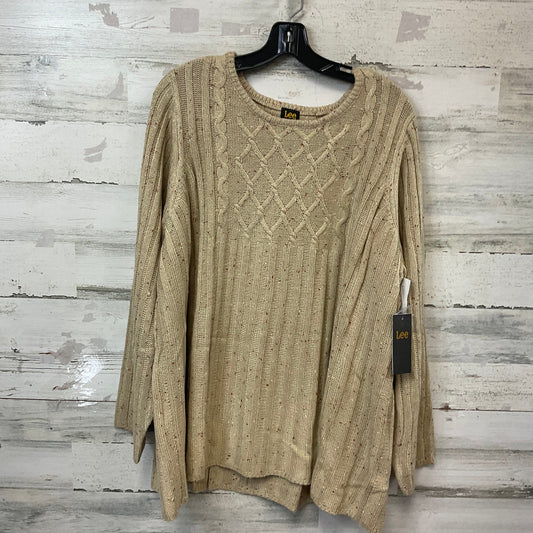 Sweater By Lee In Brown, Size: 3x