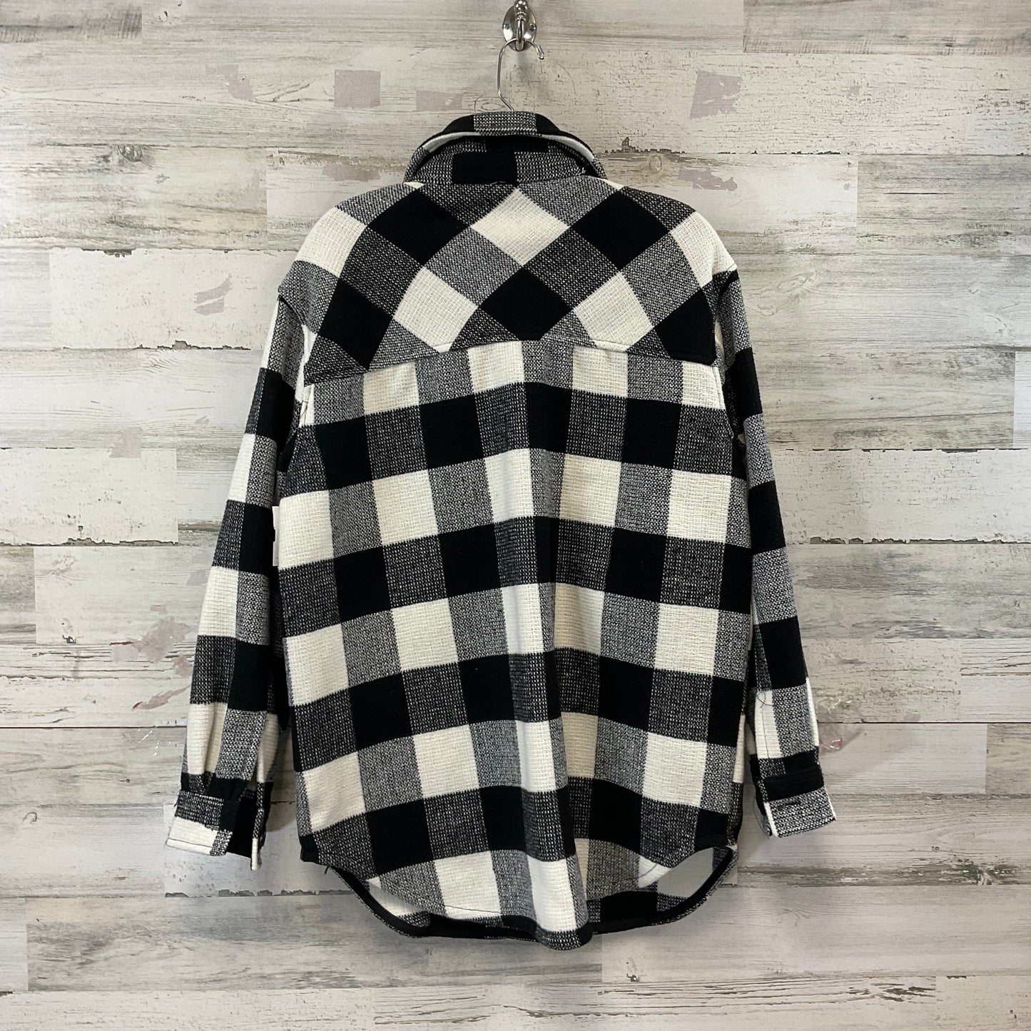 Jacket Shirt By RDI In Black & White, Size: M