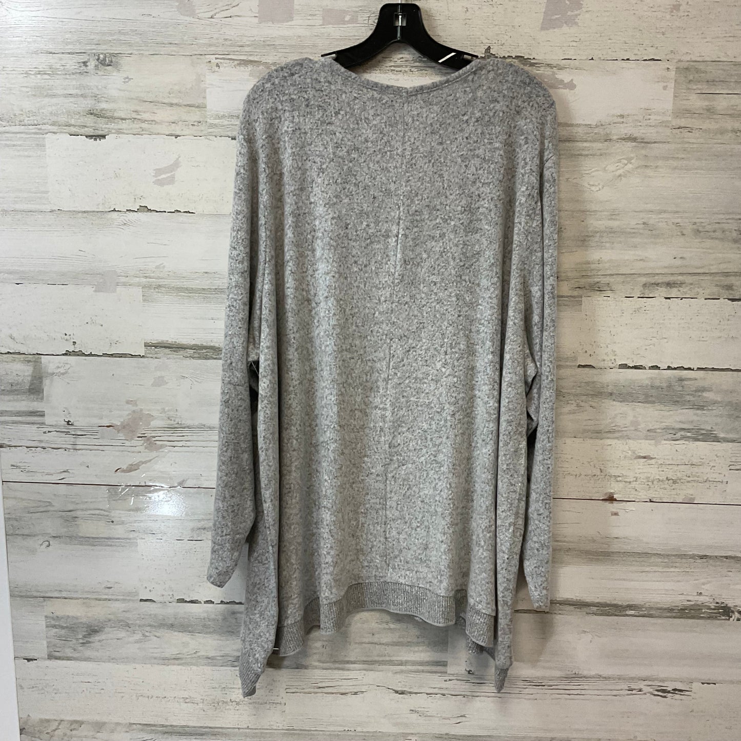 Top Long Sleeve Basic By Coldwater Creek In Grey, Size: 3x