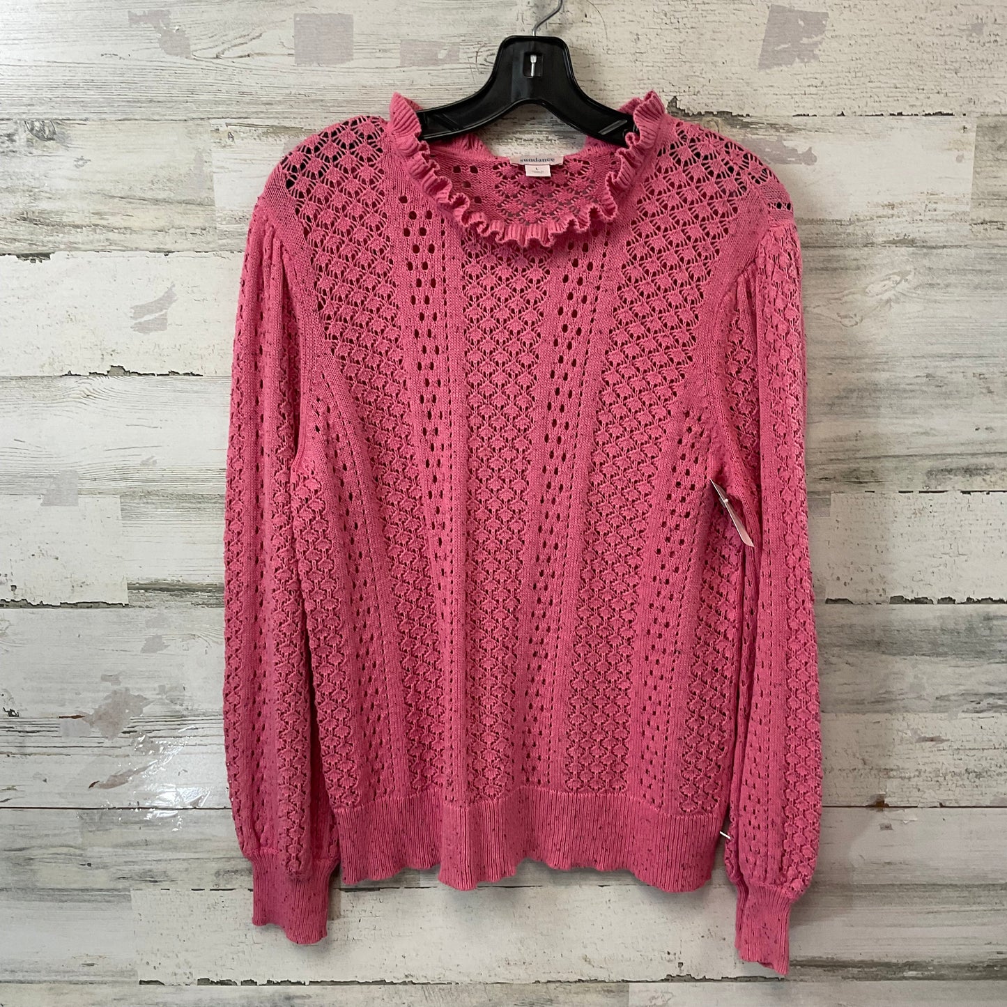 Sweater By Sundance In Pink, Size: L