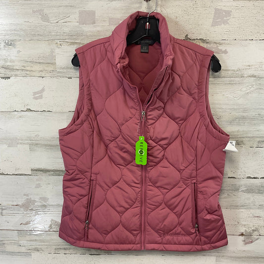 Vest Puffer & Quilted By Free Country In Mauve, Size: M